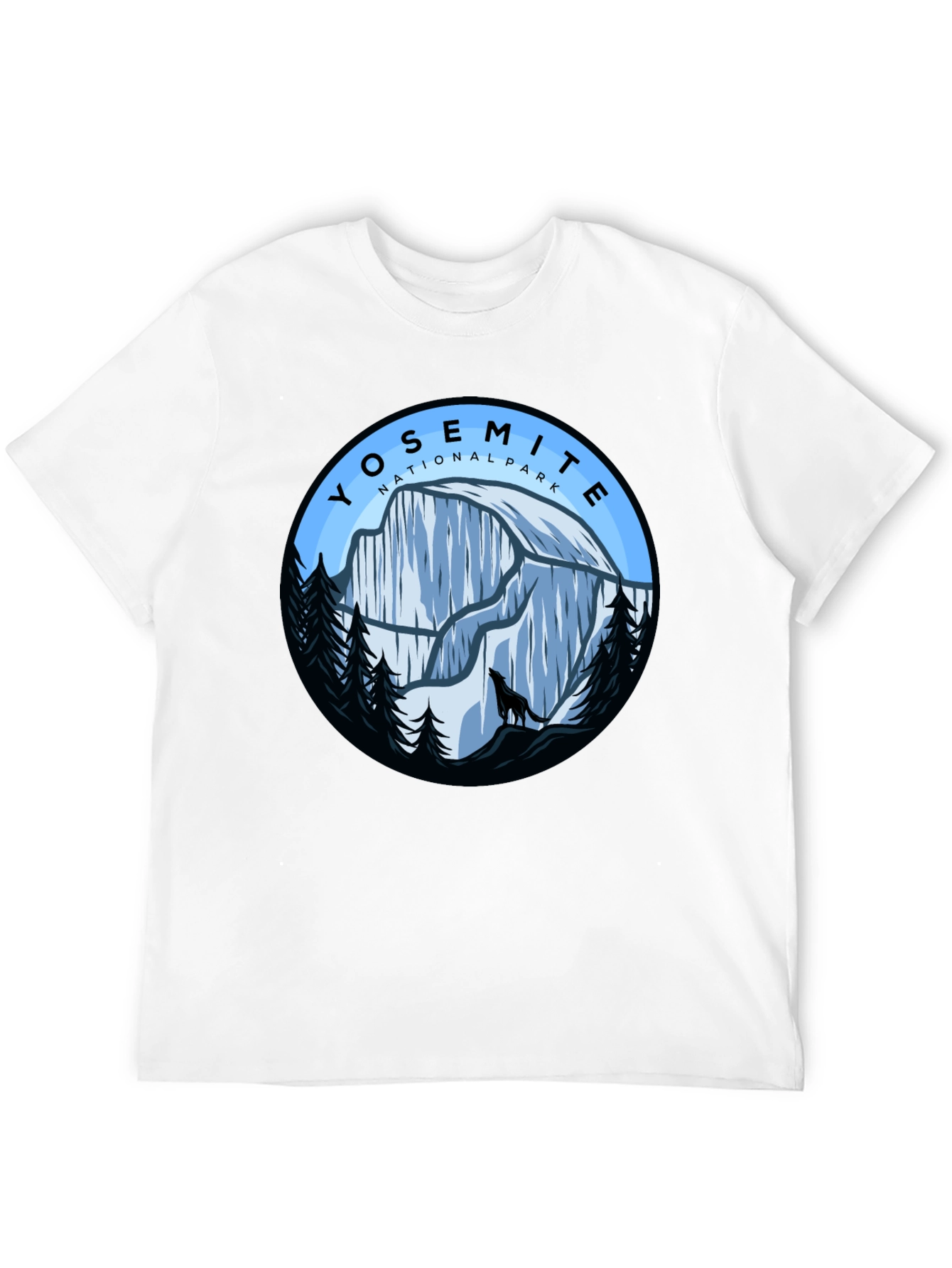Yosemite National Park Graphic Tee - Black