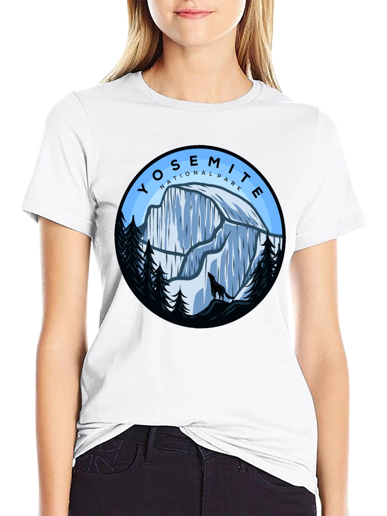 Yosemite National Park Graphic Tee - Black