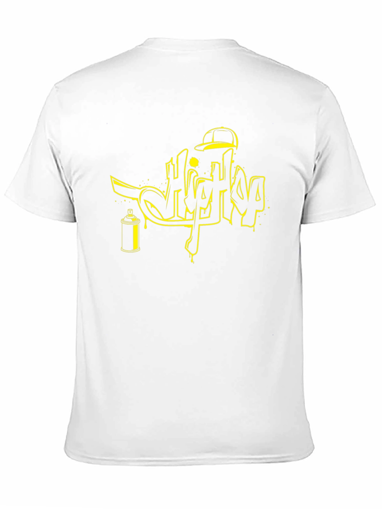 Hip Hop Graffiti Style Black T-Shirt