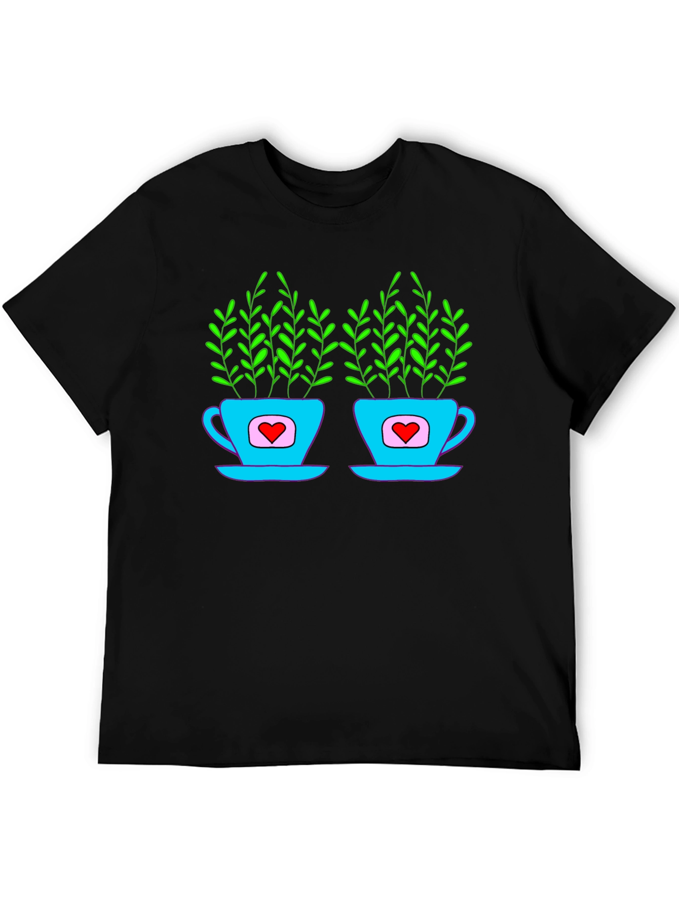 Heart Tea Cups T-Shirt