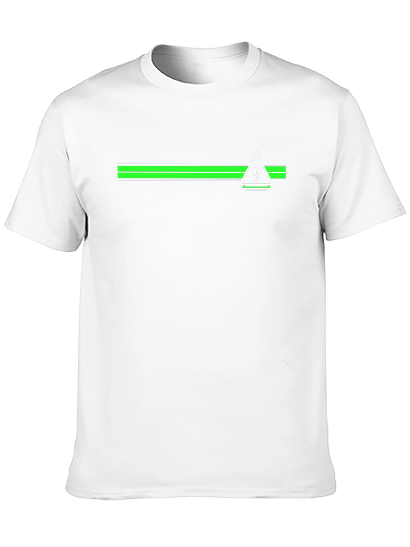 Modern Black Tee with Graphic Design