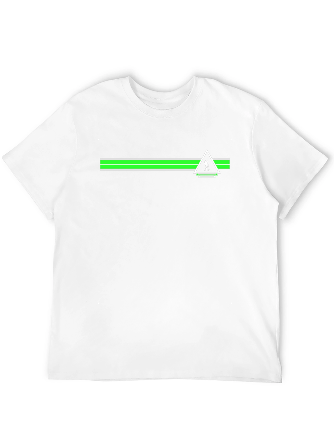 Modern Black Tee with Graphic Design