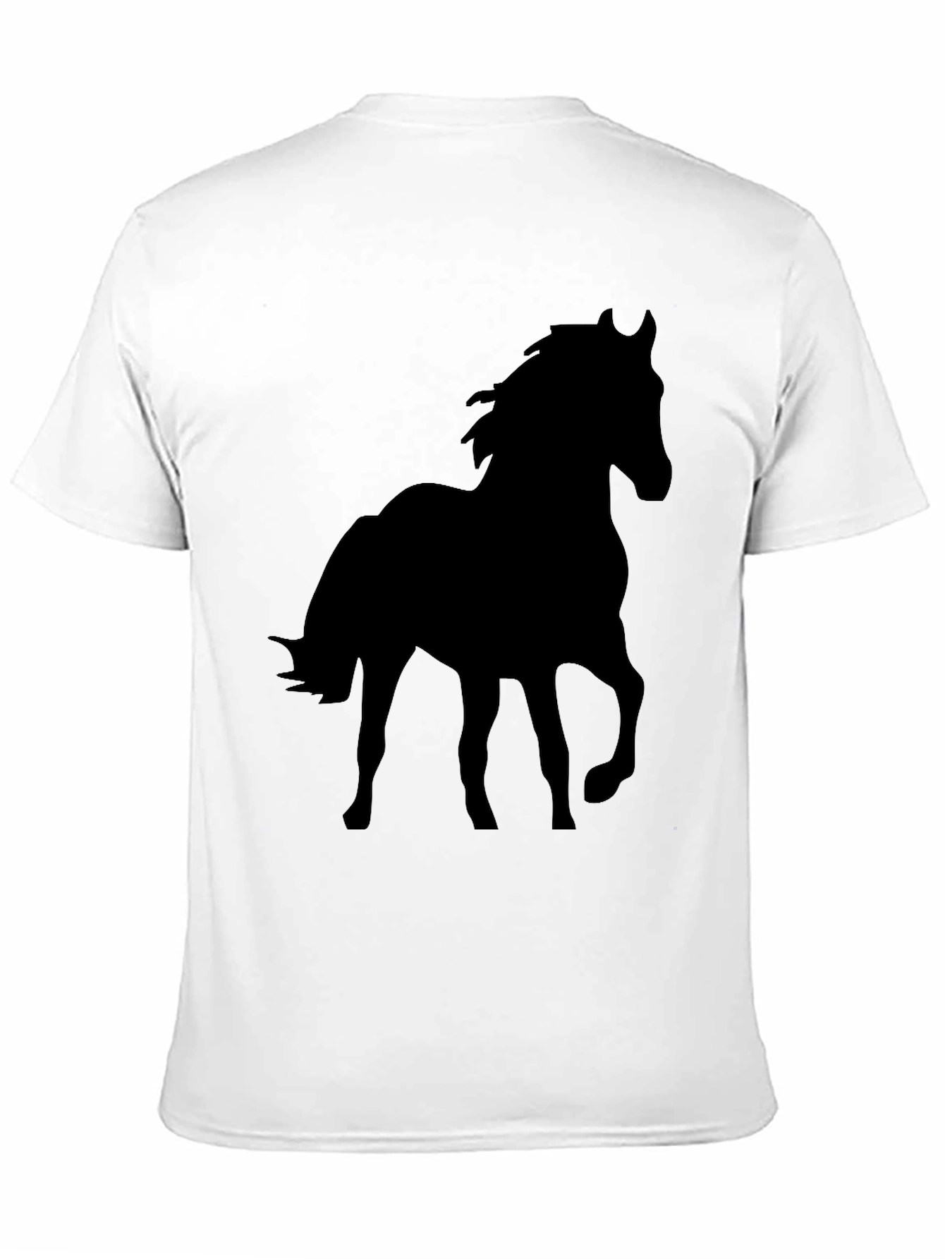 Black Horse Silhouette Graphic Tee