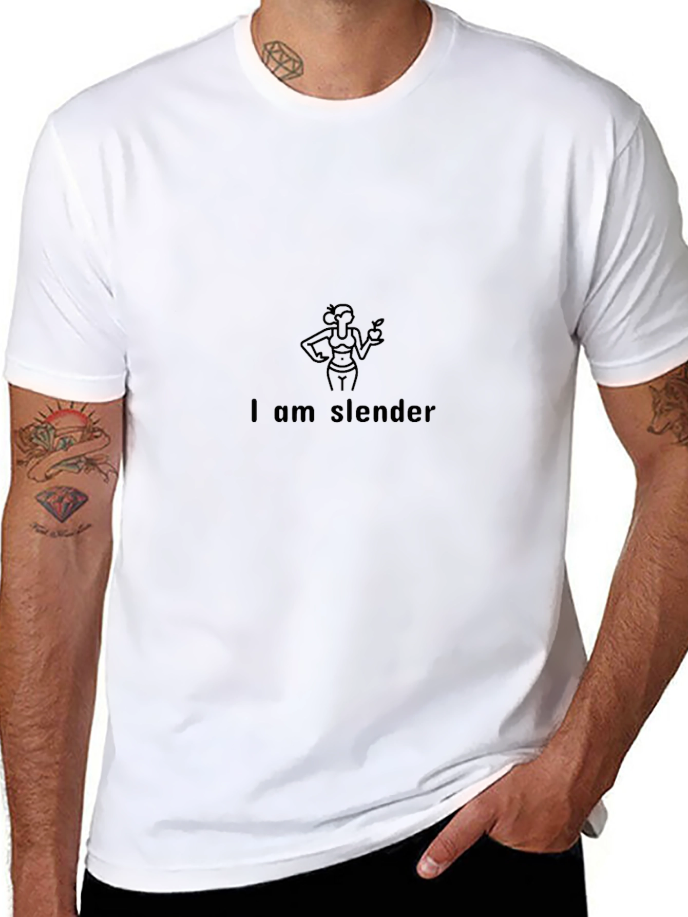 I am Slender Graphic Tee