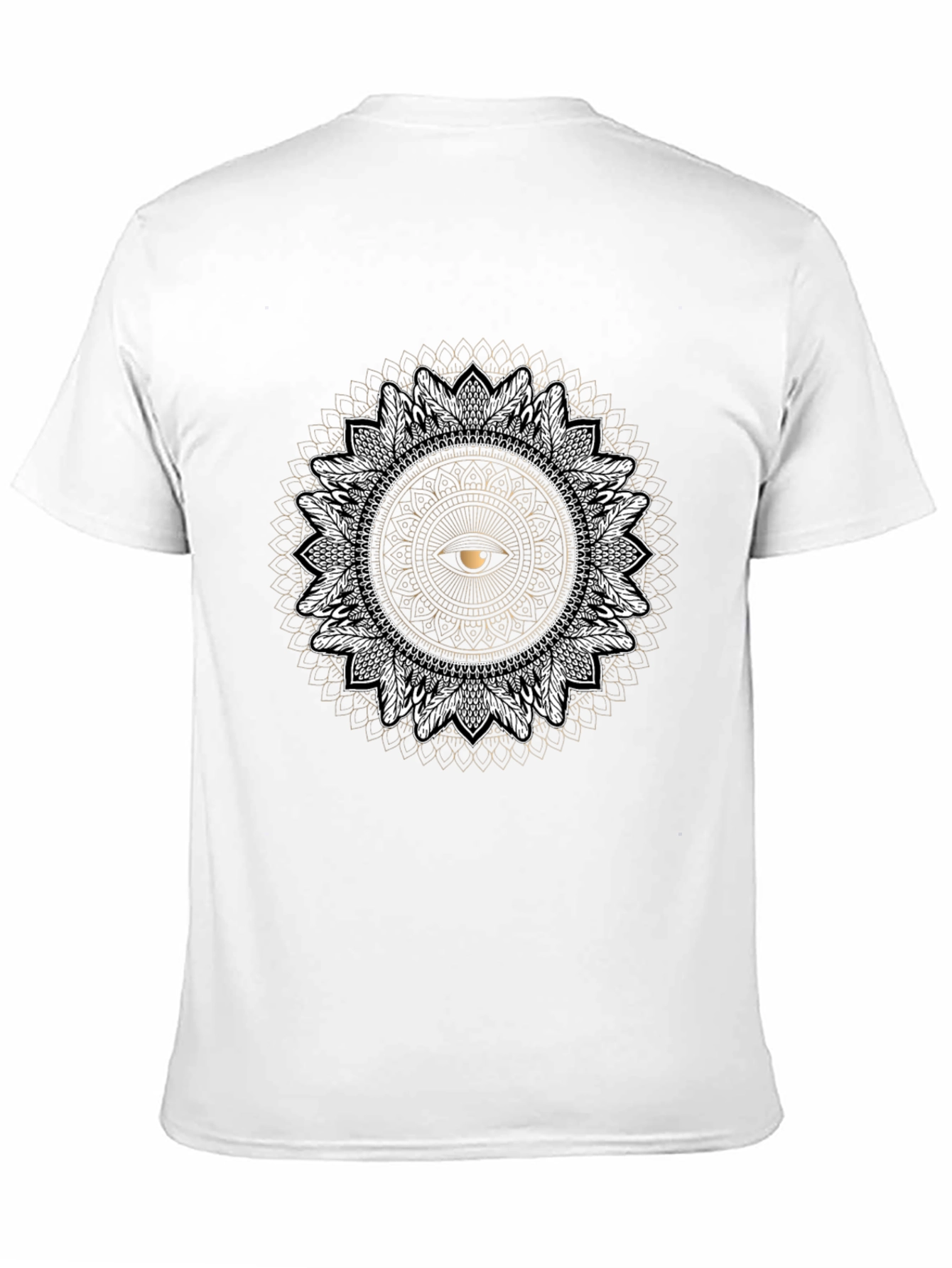 Eye Mandala Graphic Tee - Black T-Shirt
