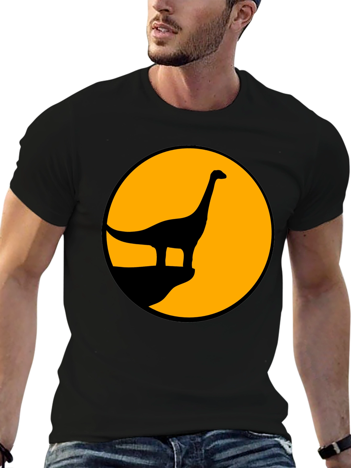 Dino Silhouette Graphic Tee