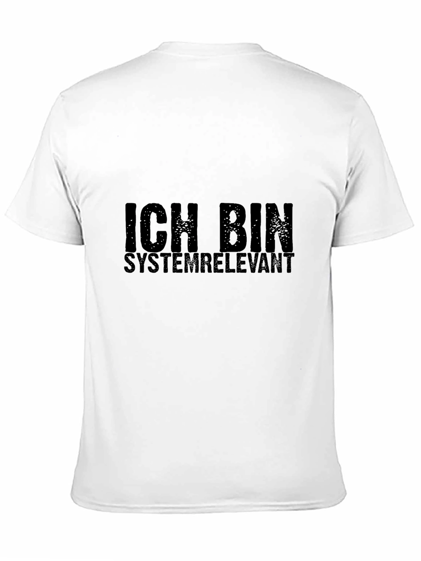 Ich Bin Systemrelevant Black T-Shirt