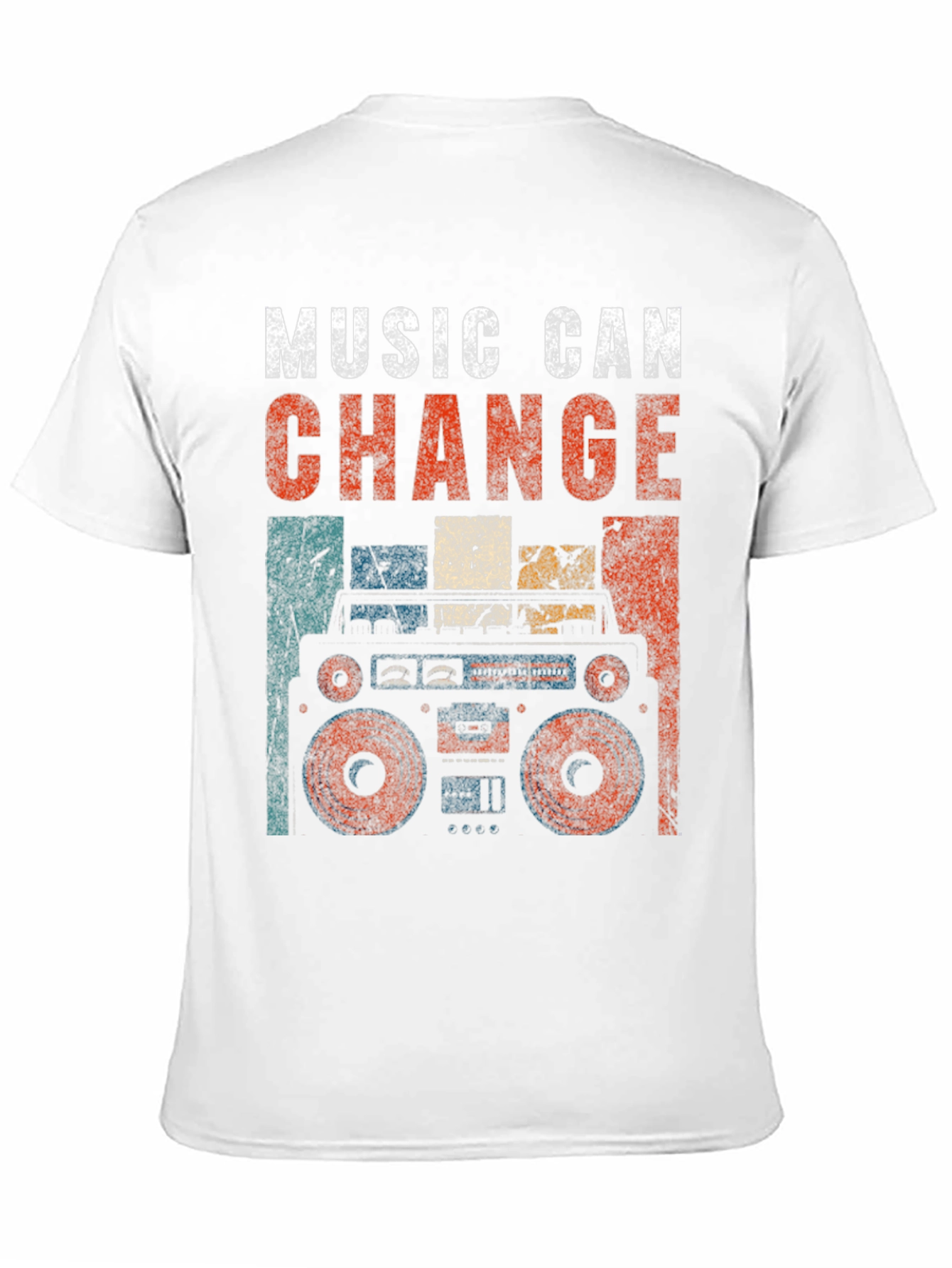 Retro Boombox Music T-Shirt