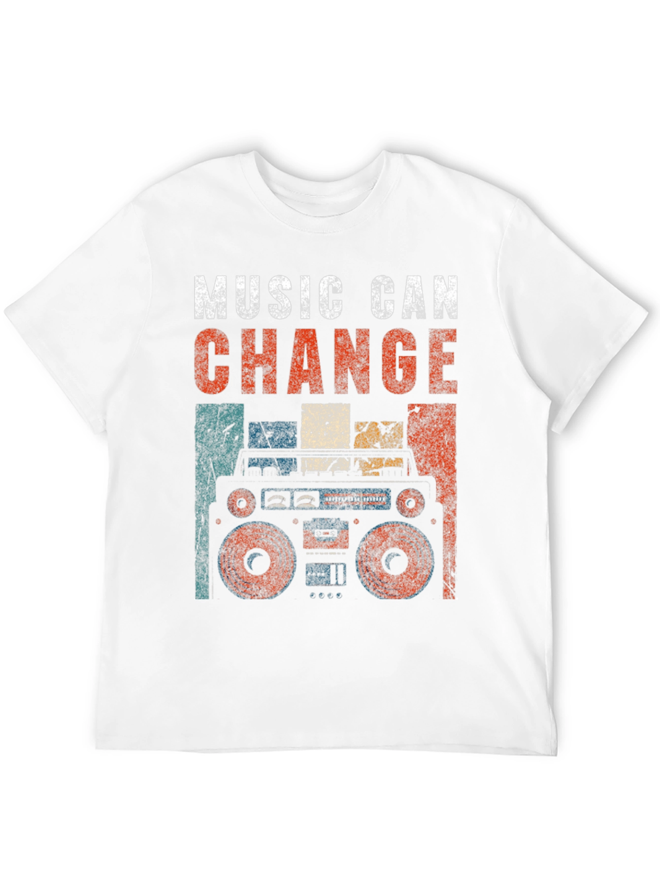 Retro Boombox Music T-Shirt