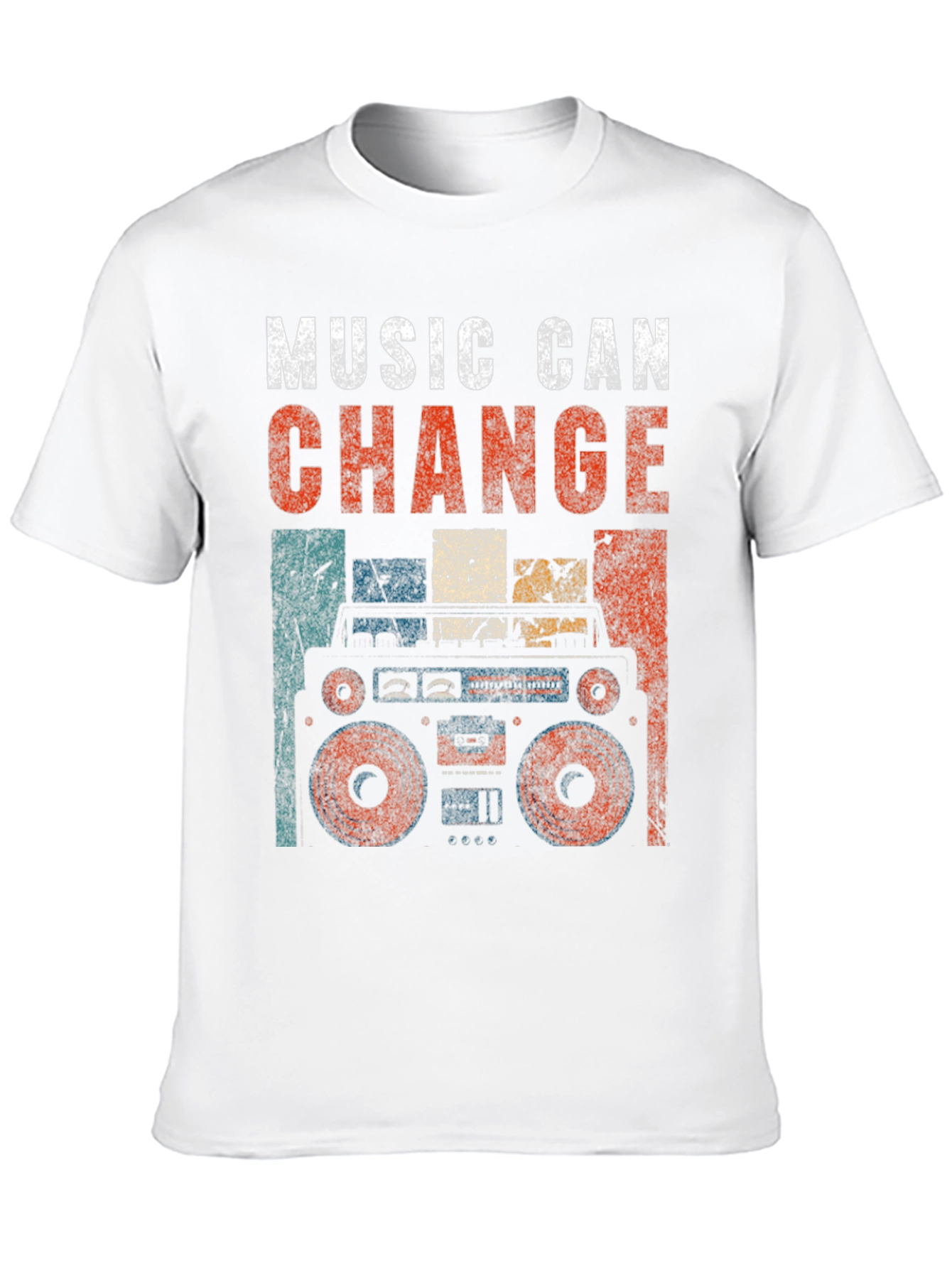 Retro Boombox Music T-Shirt