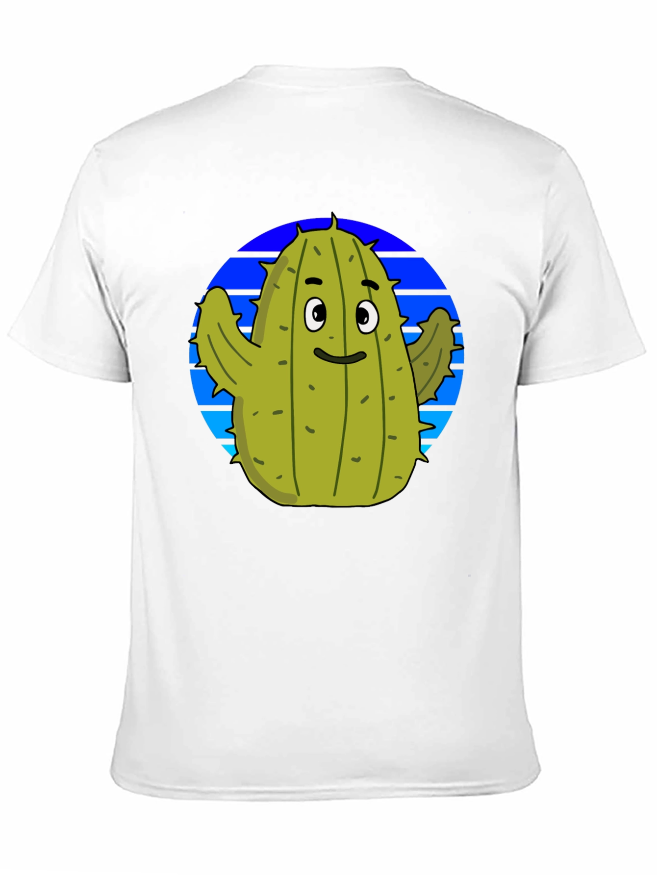 Cactus Graphic Tee - Trendy Black T-Shirt