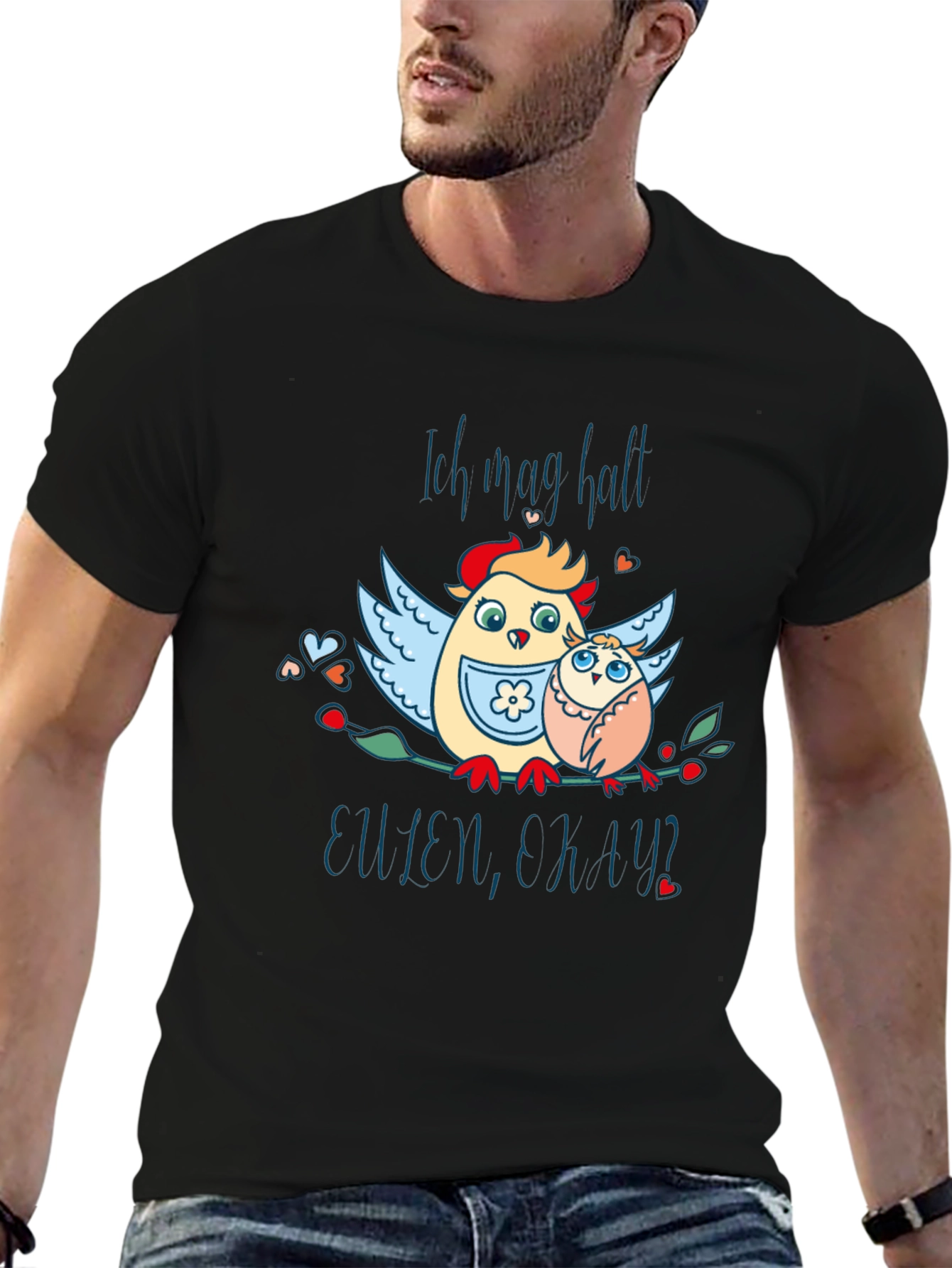 Ich mag halt Eulen eh klar? T-Shirt