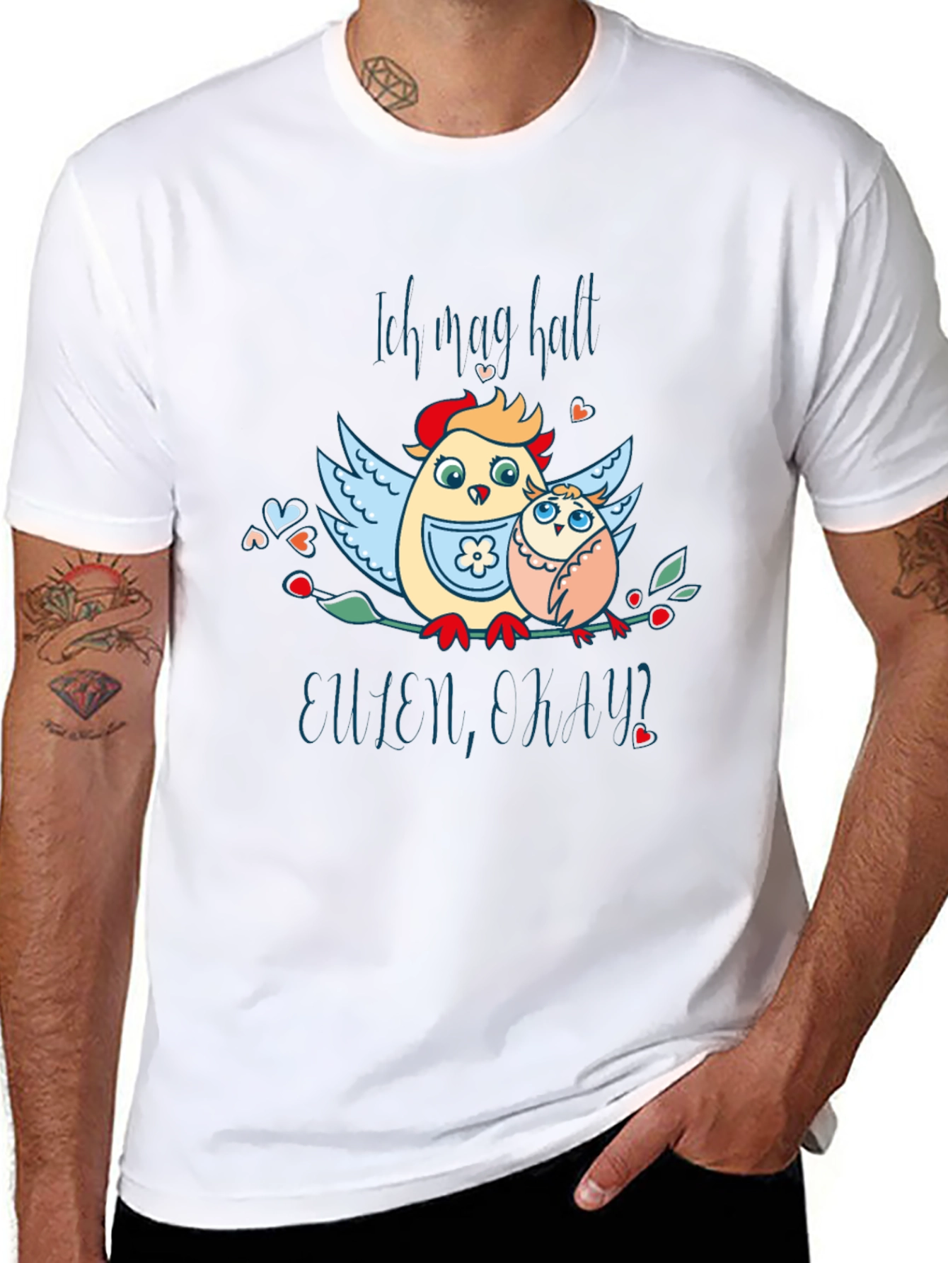 Ich mag halt Eulen eh klar? T-Shirt