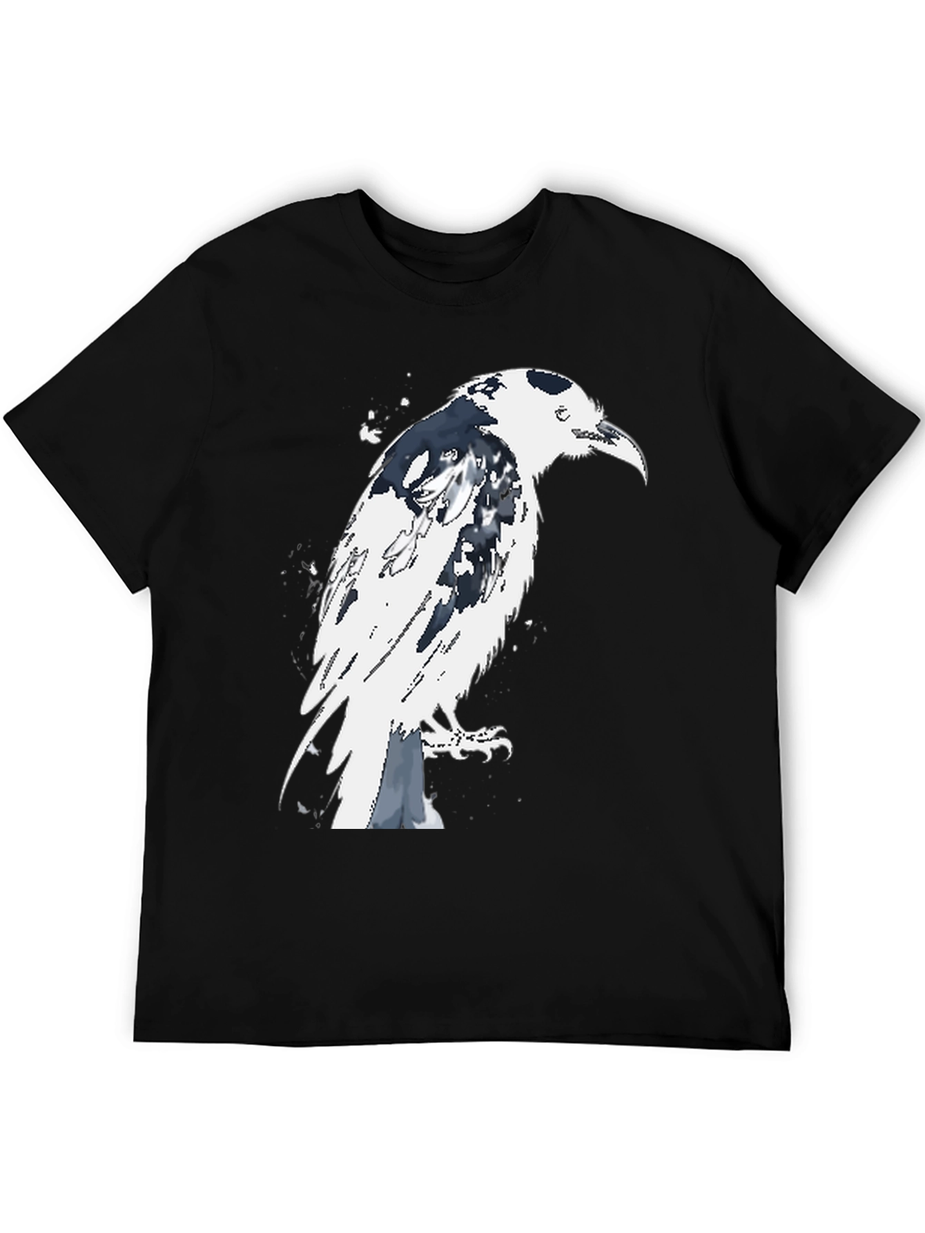 Raven Graphic Tee - Mens Black T-Shirt