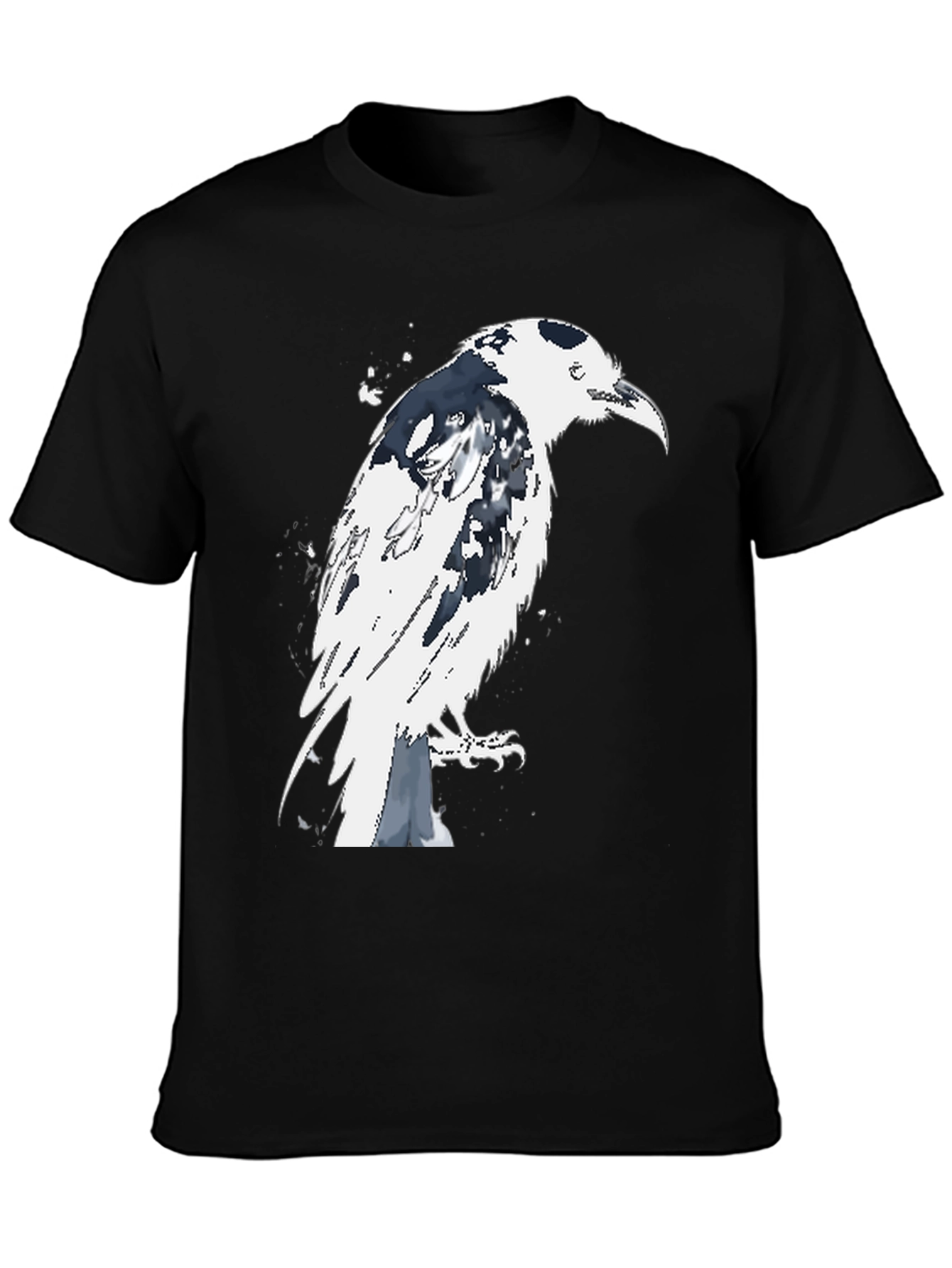 Raven Graphic Tee - Mens Black T-Shirt