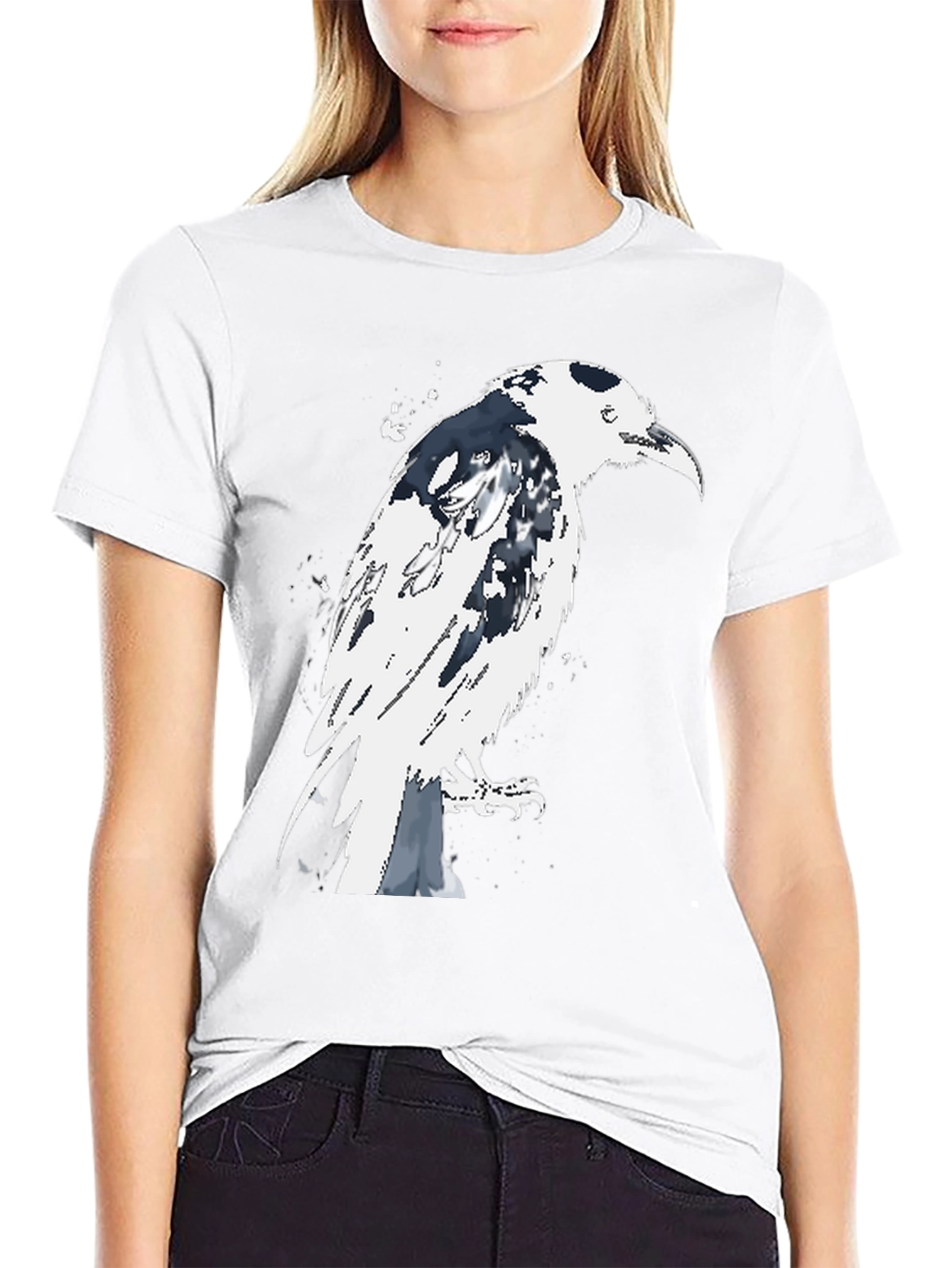 Raven Graphic Tee - Mens Black T-Shirt