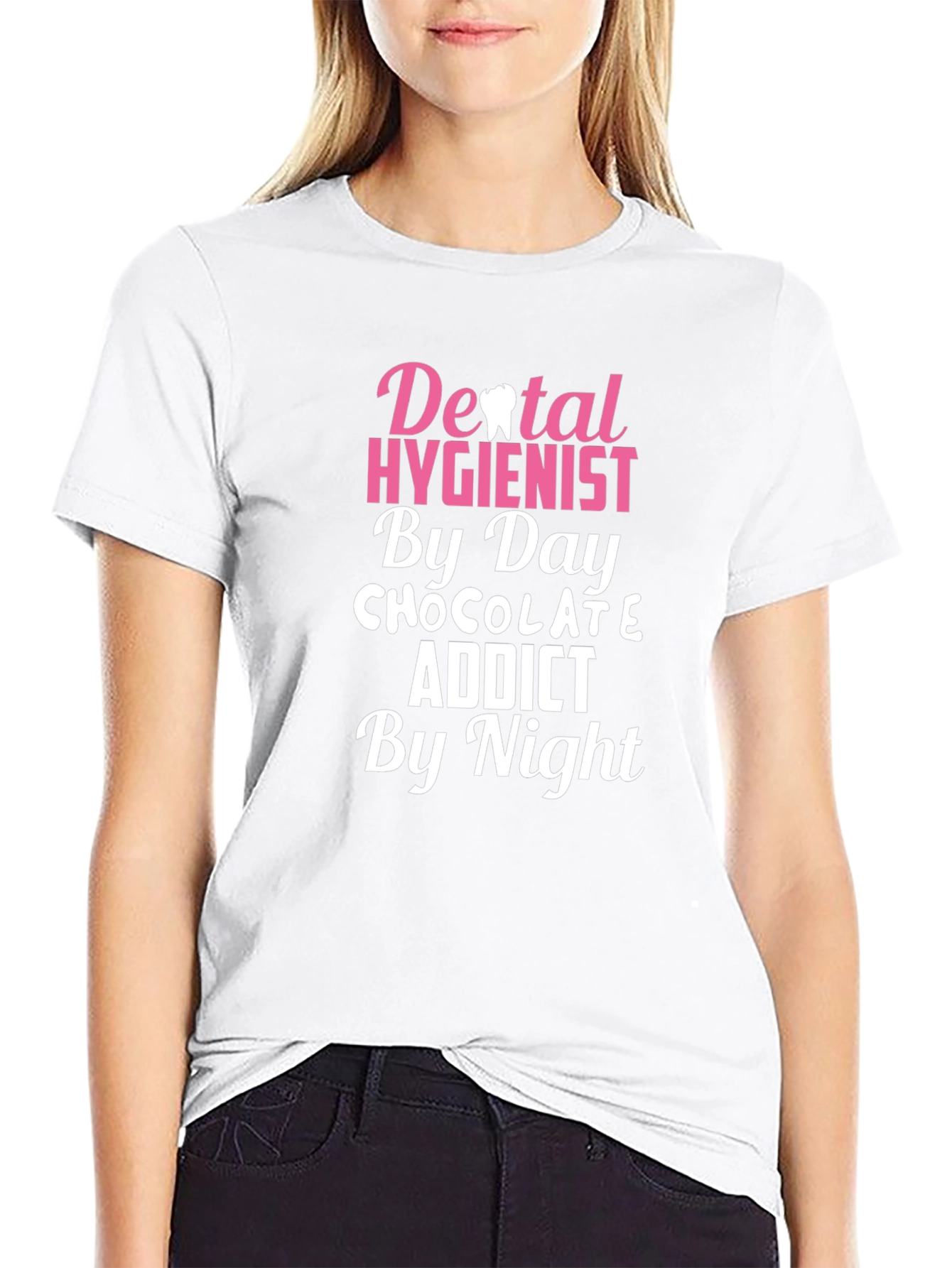 Dental Hygienist Chocolate Addict T-Shirt