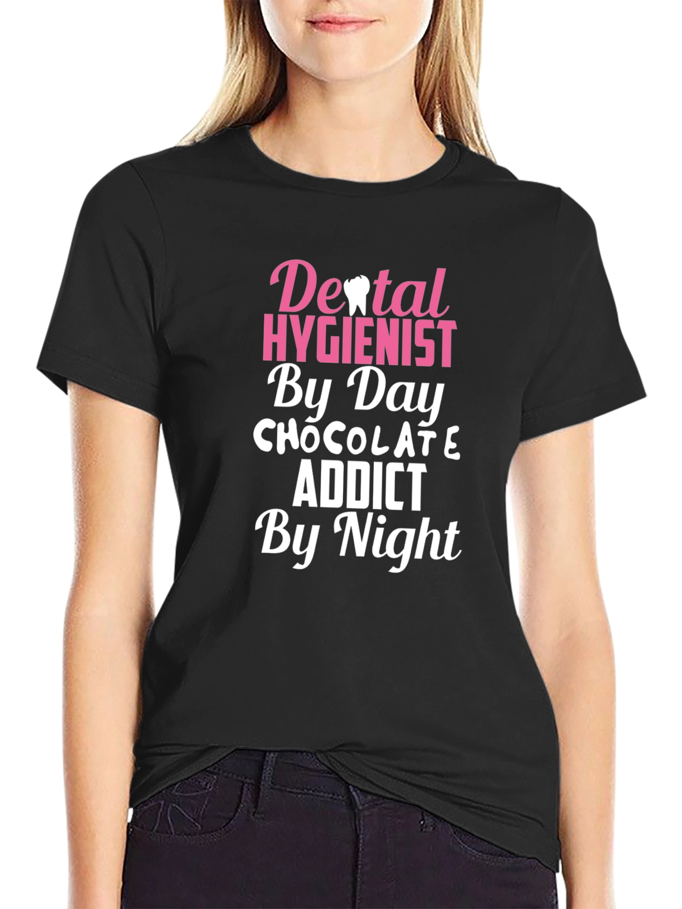 Dental Hygienist Chocolate Addict T-Shirt