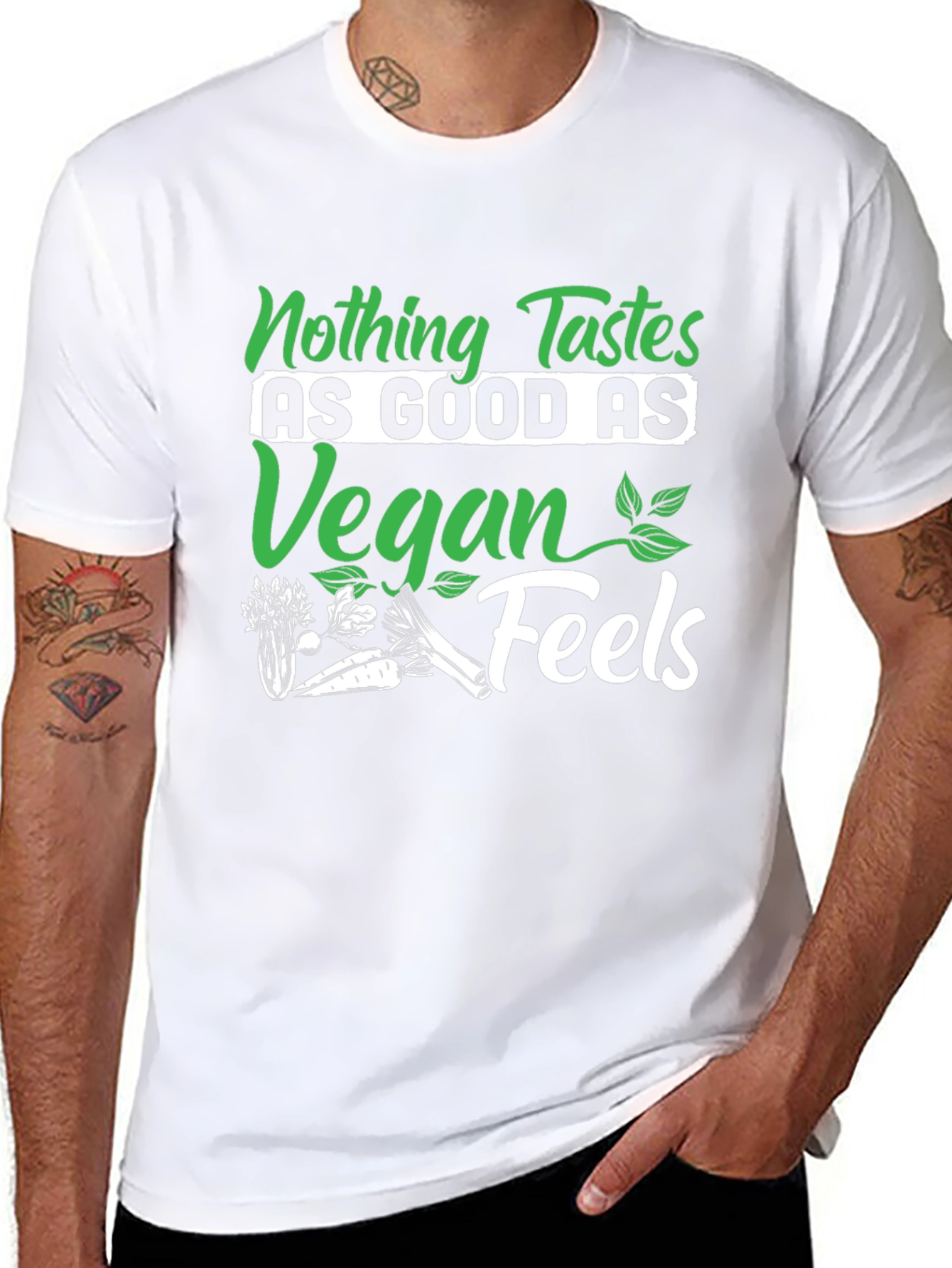 Vegan Feels T-Shirt - Nothing Tastes As Good
