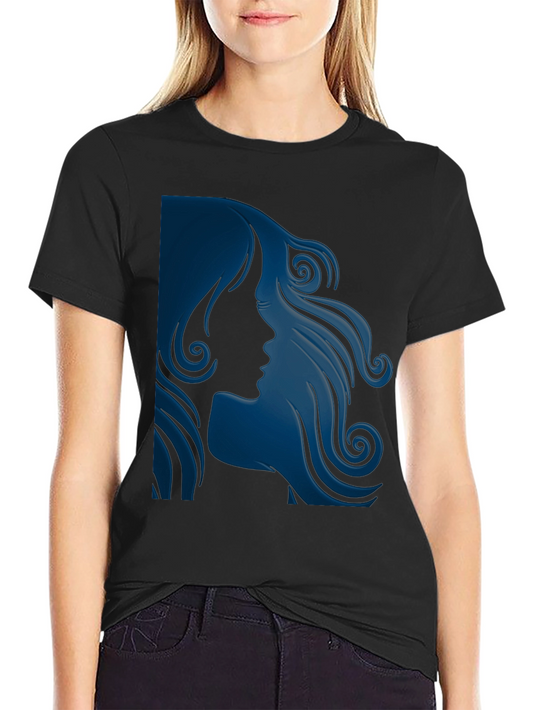 Silhouette T-Shirt - Abstract Woman Design