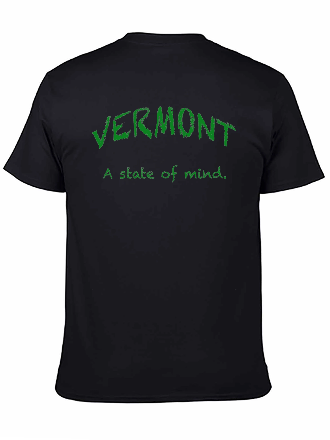 Vermont State of Mind T-Shirt - Black Cotton Tee