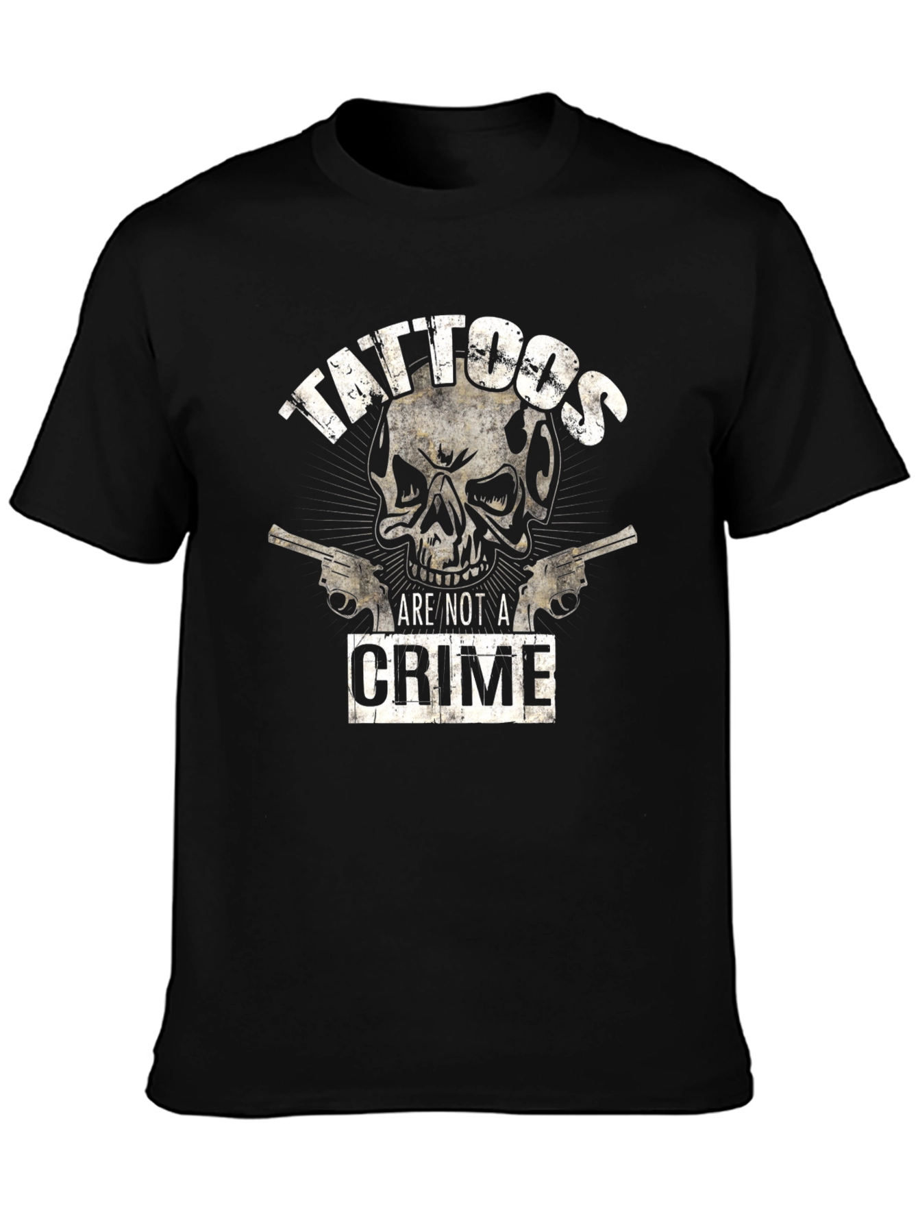 Tattoos are Not a Crime Graphic T-Shirt