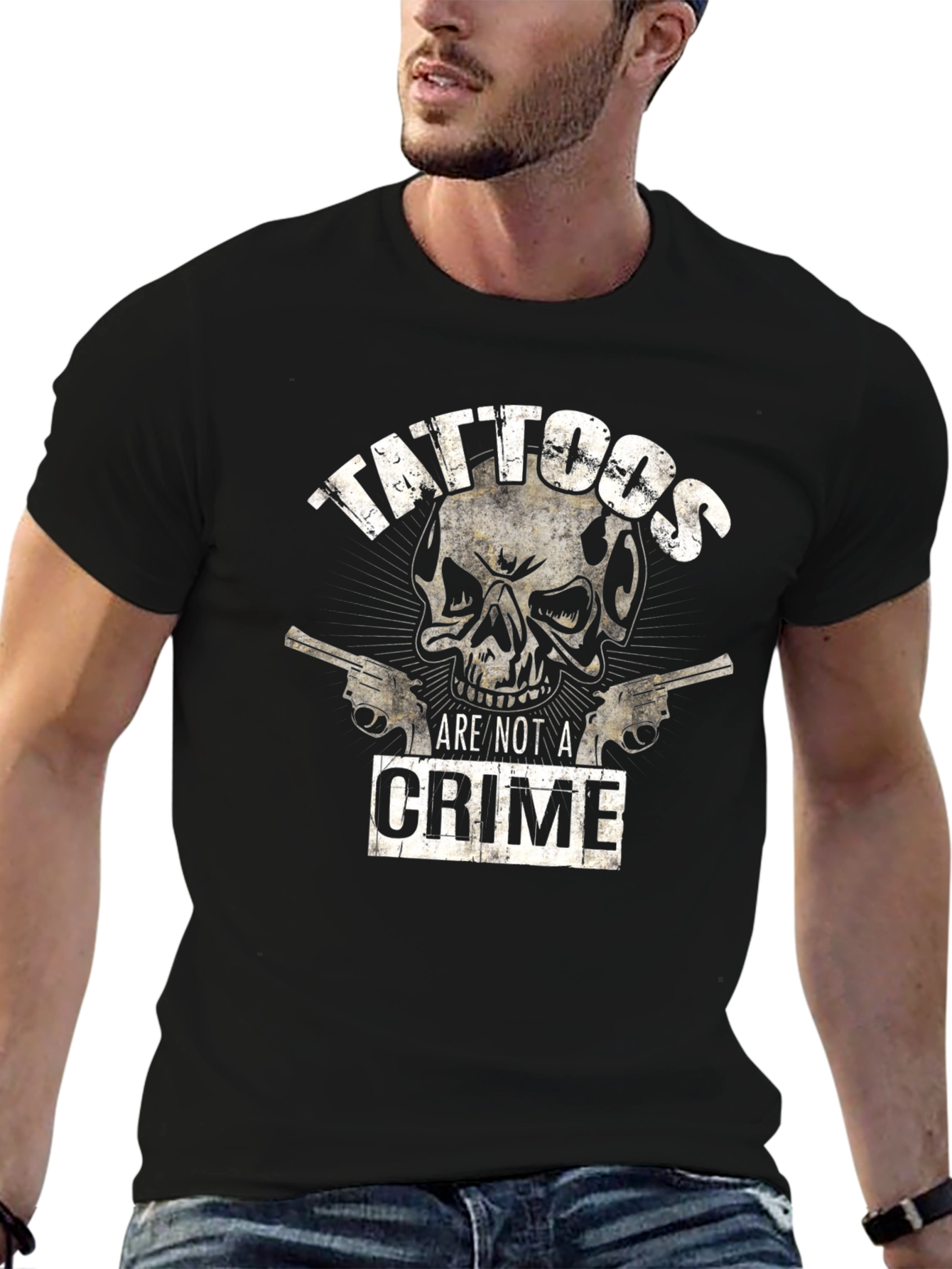 Tattoos are Not a Crime Graphic T-Shirt