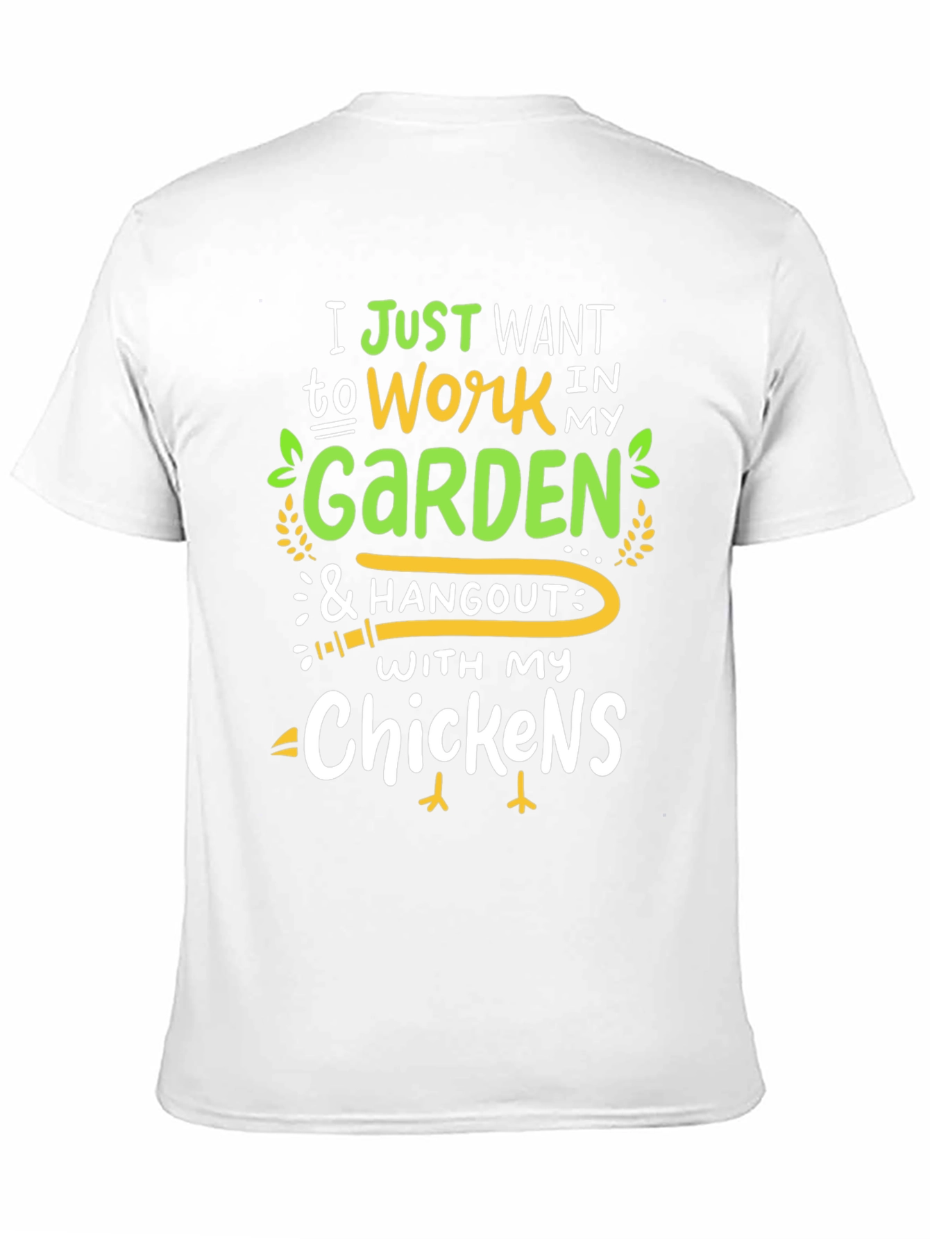 Garden & Chickens T-Shirt - Work Hangout