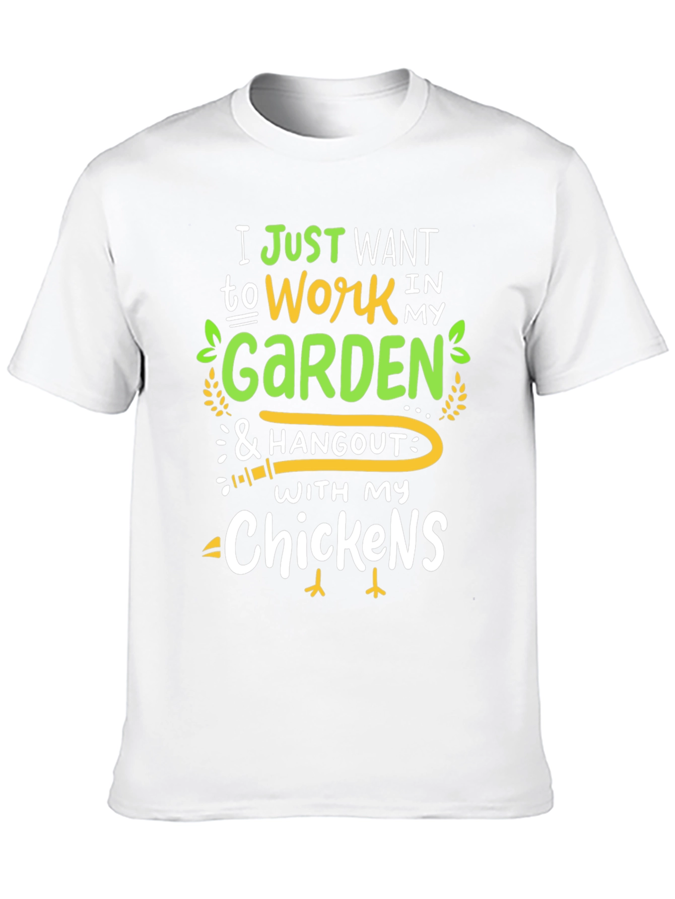 Garden & Chickens T-Shirt - Work Hangout