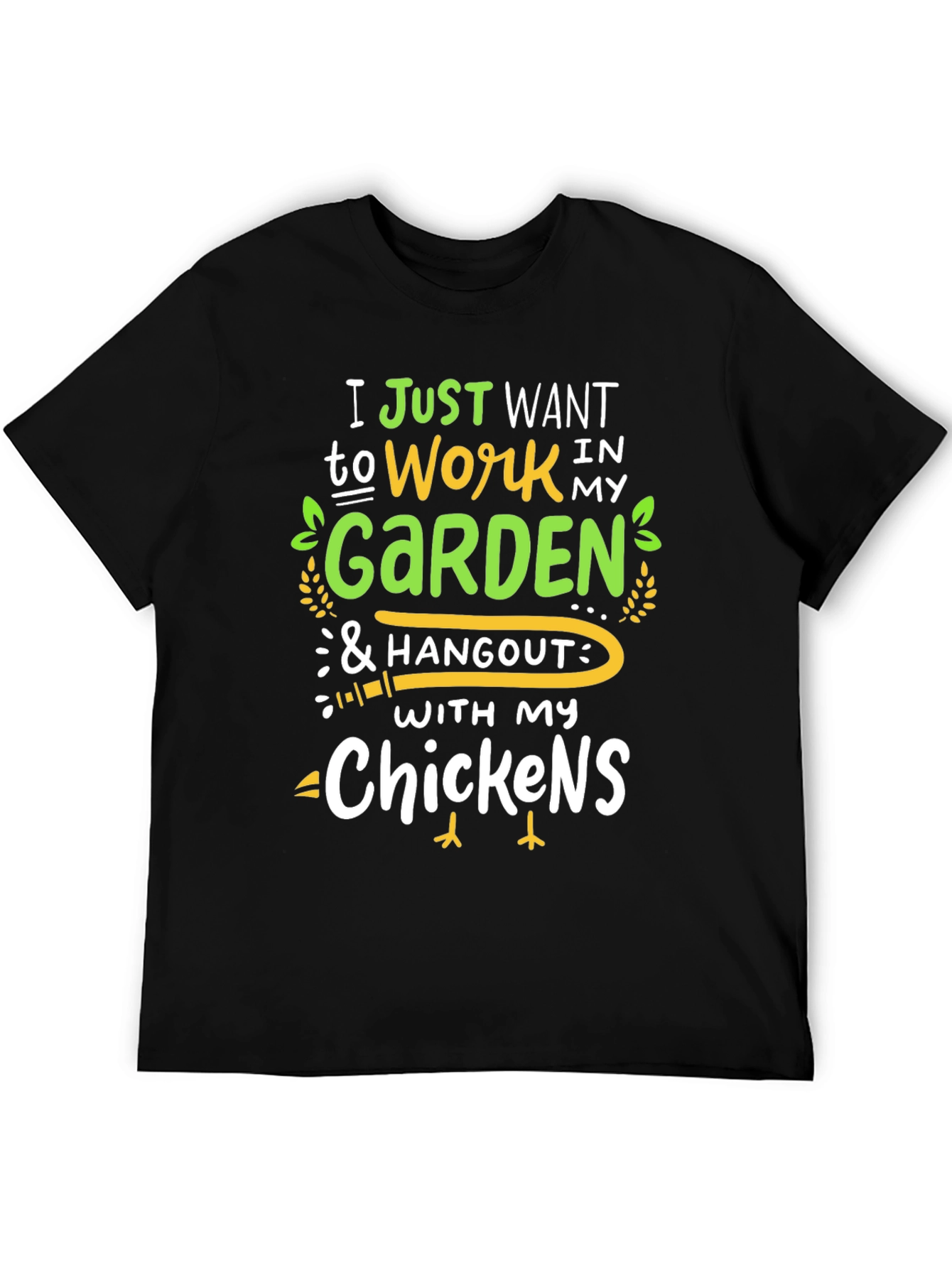 Garden & Chickens T-Shirt - Work Hangout