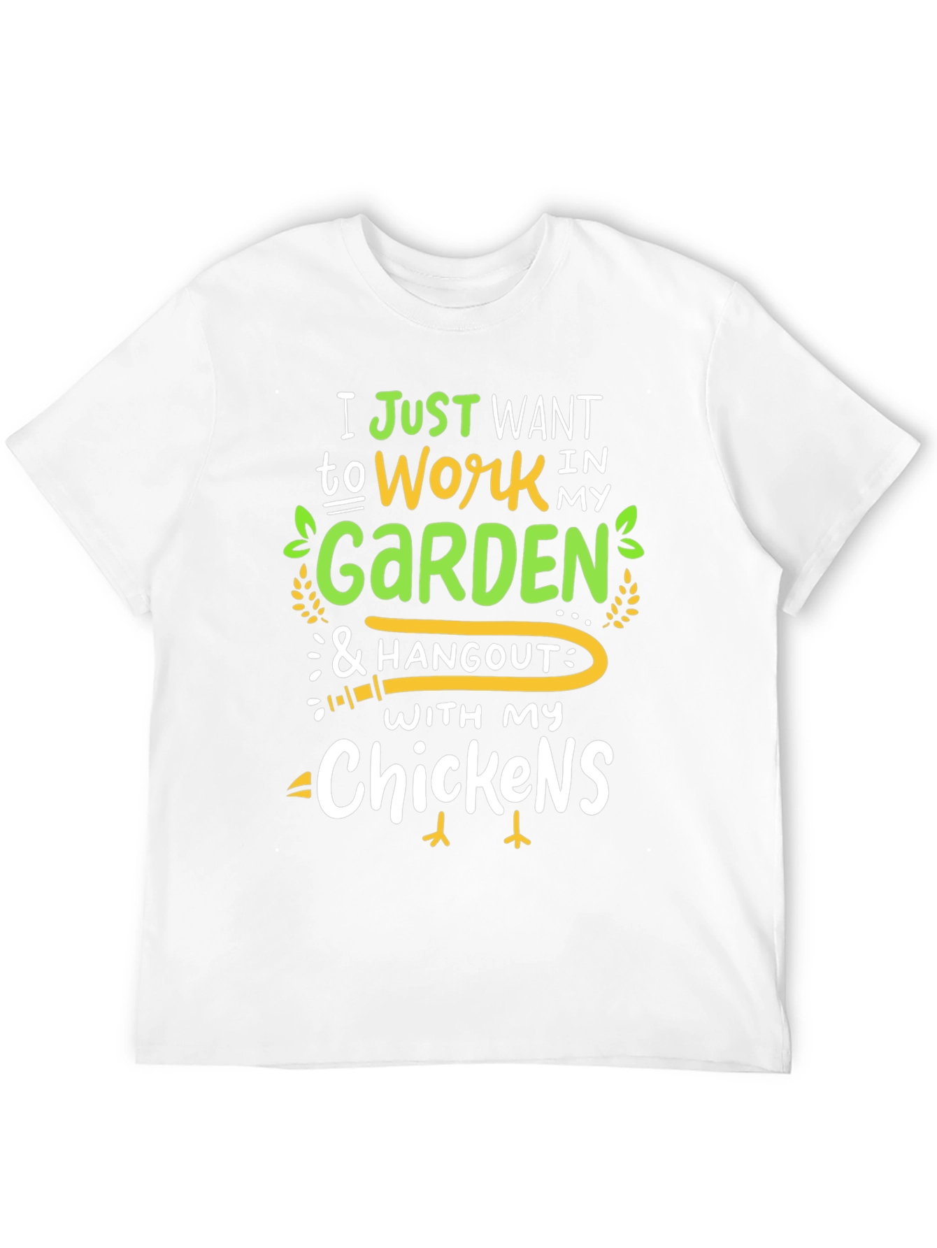 Garden & Chickens T-Shirt - Work Hangout