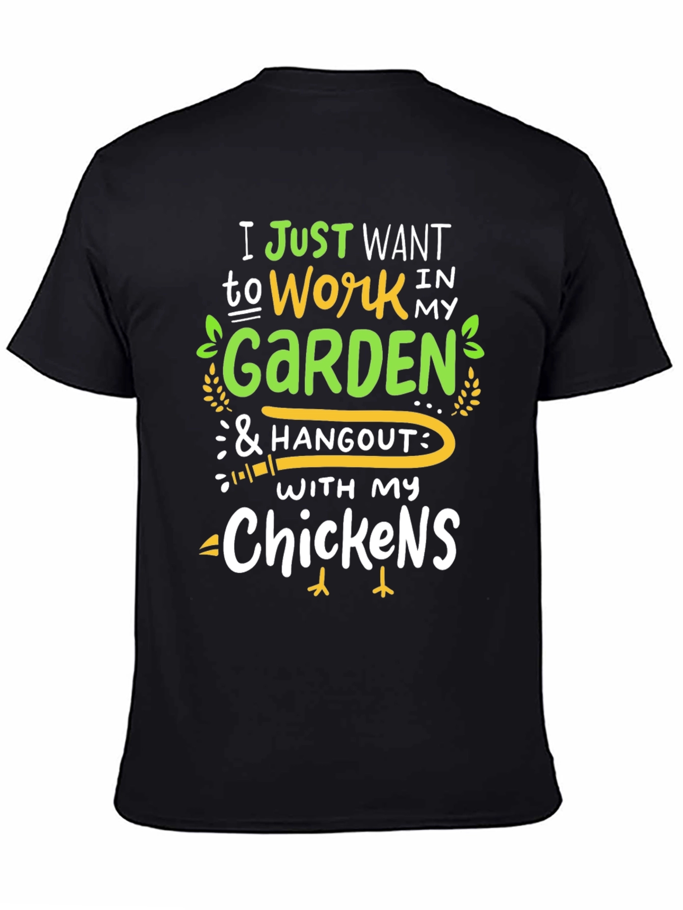 Garden & Chickens T-Shirt - Work Hangout