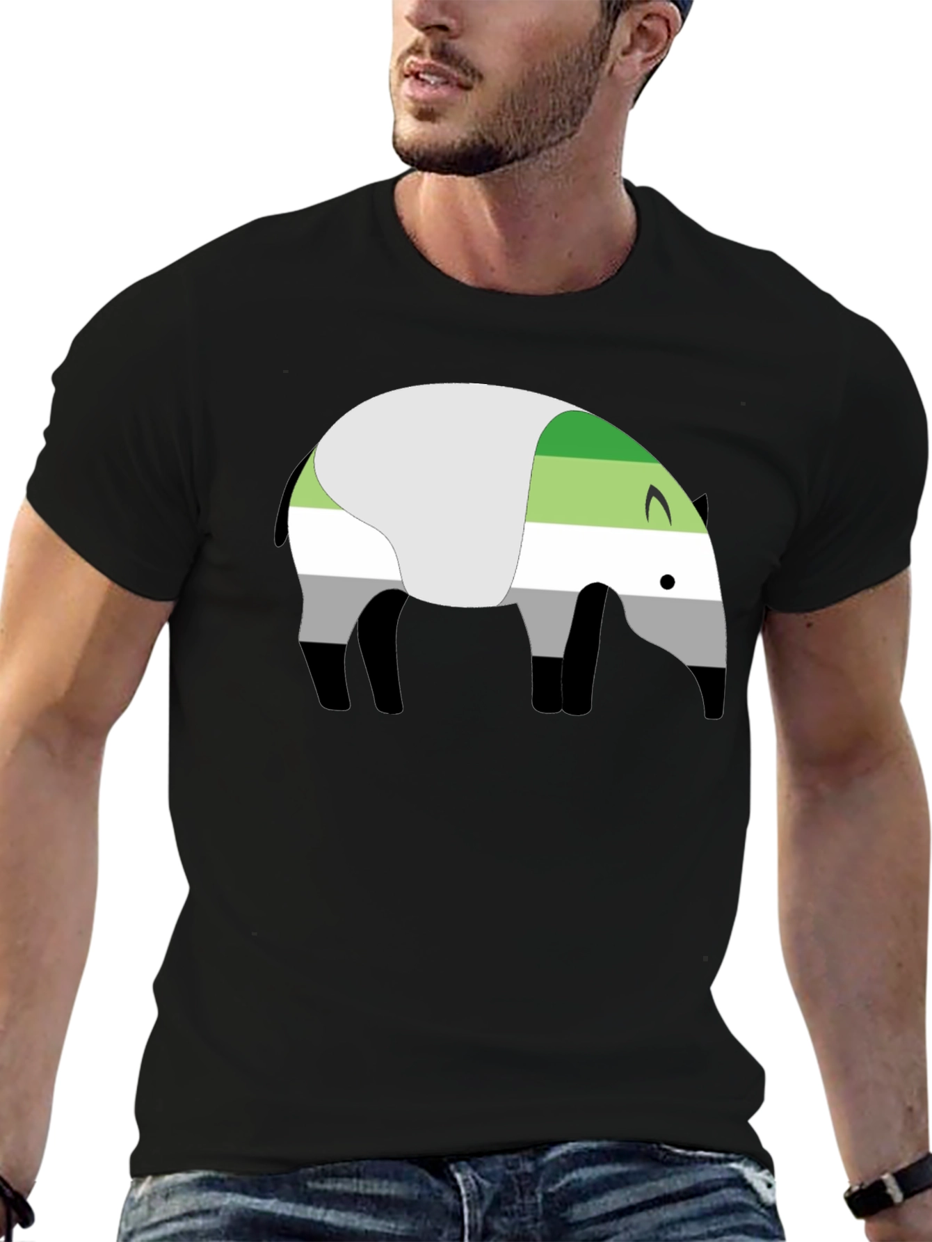 Aromantic Pride Tapir Graphic Tee