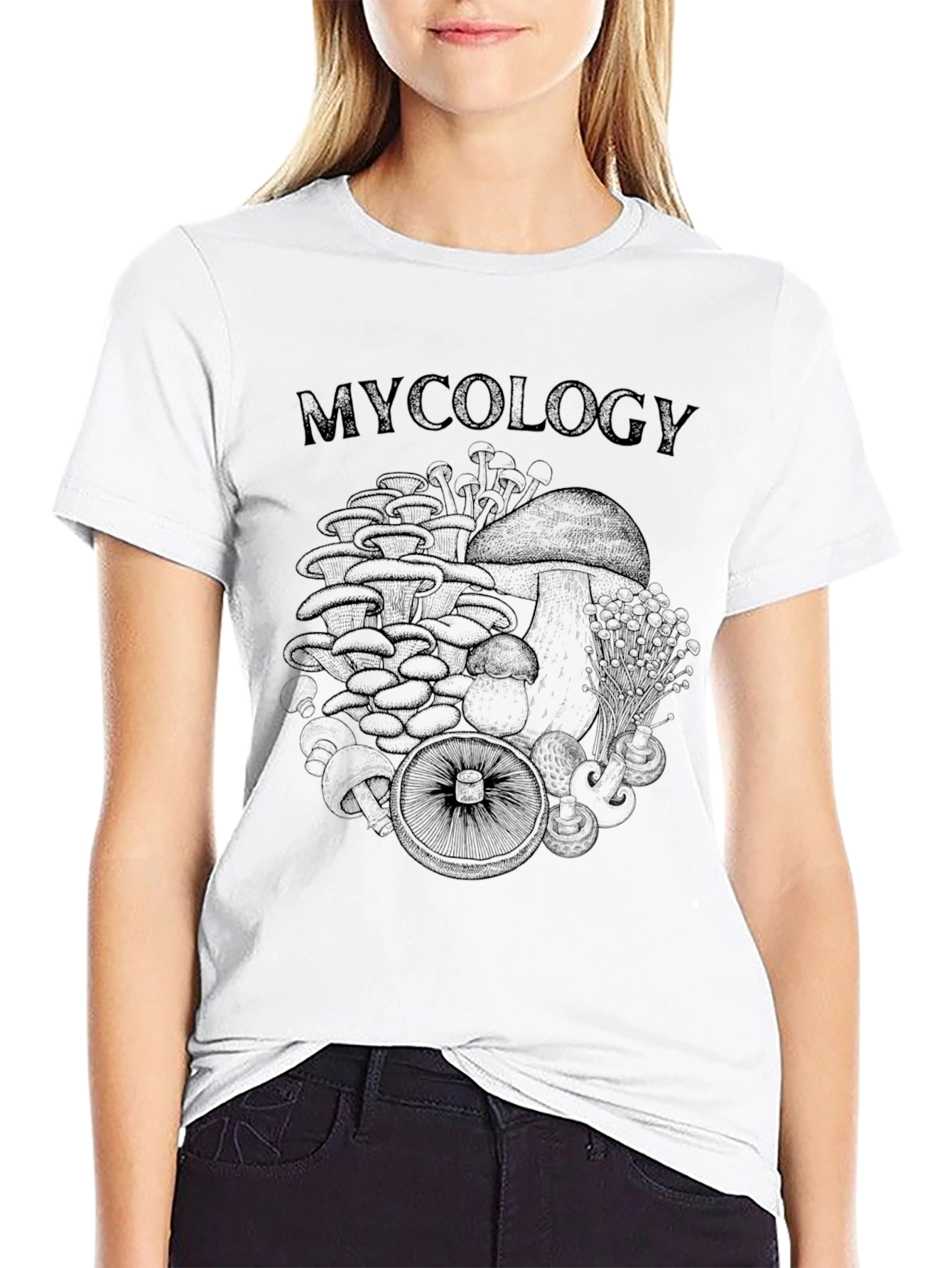 Mycology Graphic Tee - Mushroom Lover Shirt