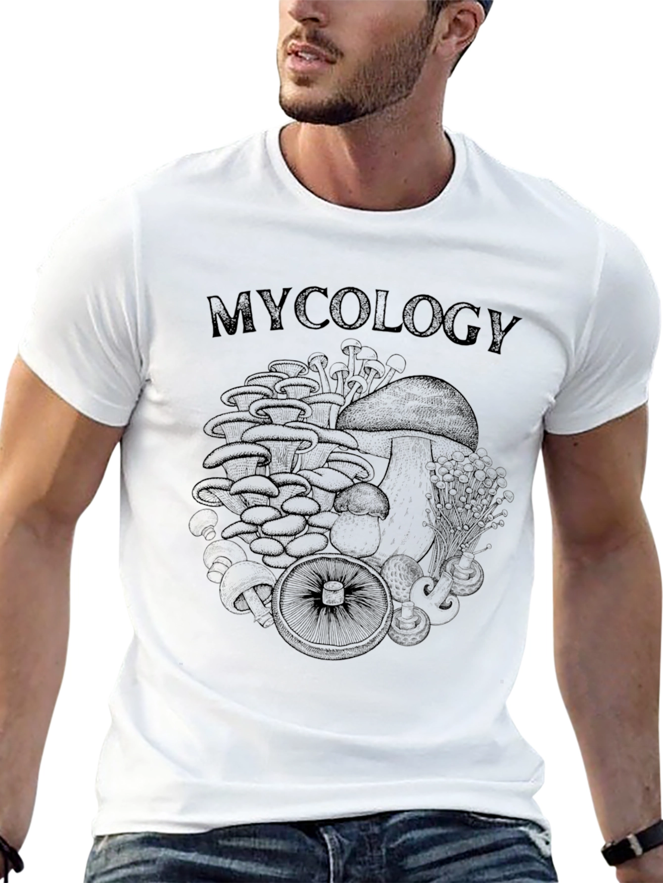 Mycology Graphic Tee - Mushroom Lover Shirt
