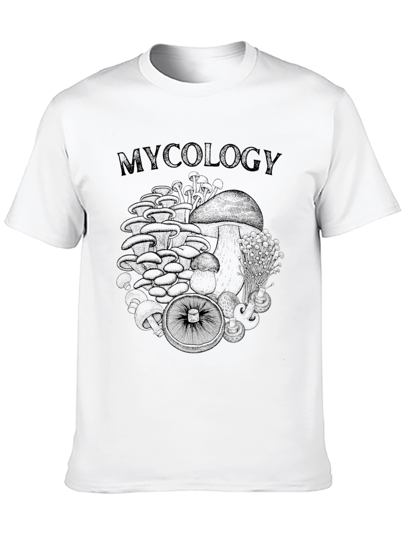 Mycology Graphic Tee - Mushroom Lover Shirt