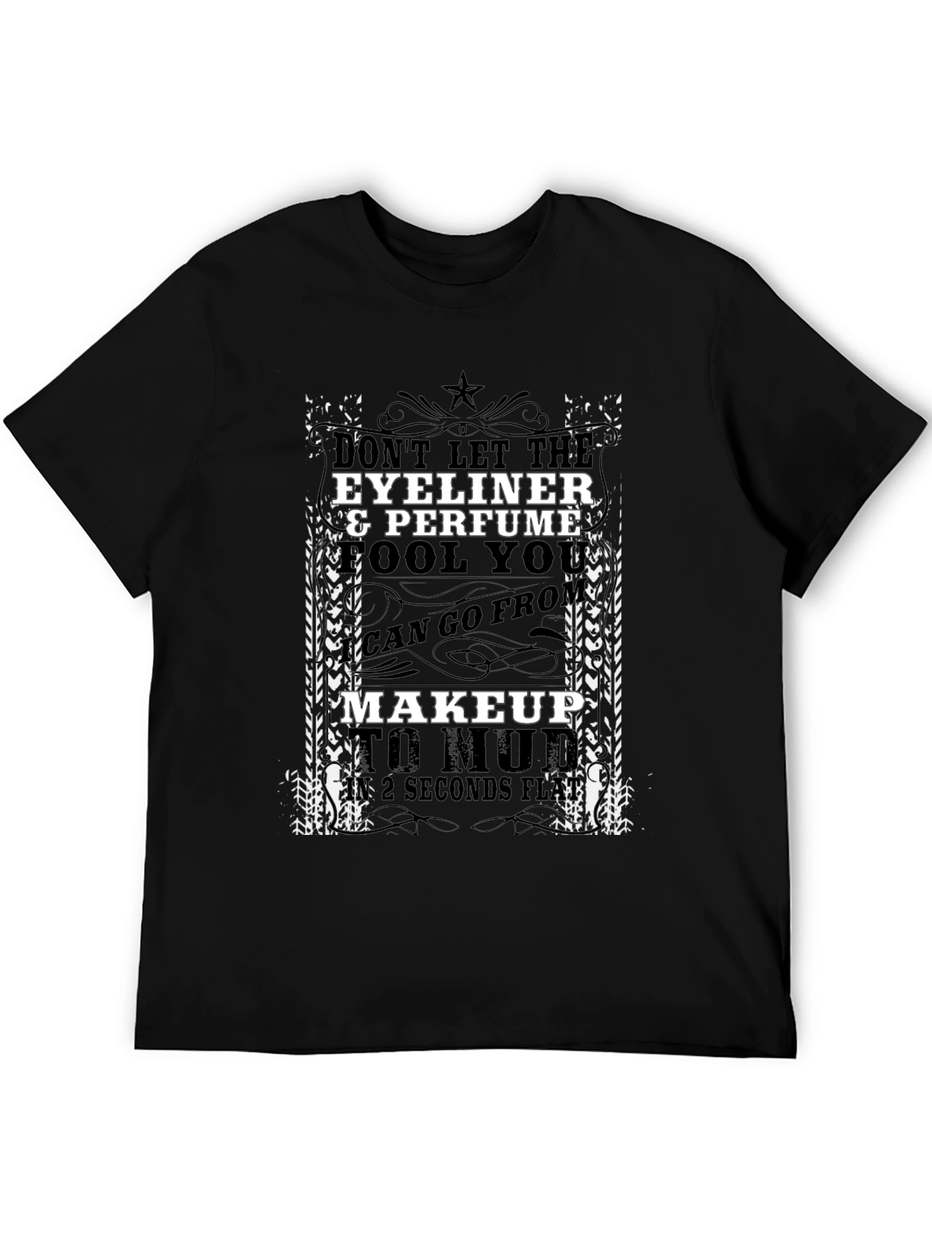 Eyeliner & Perfume Funny Graphic T-Shirt