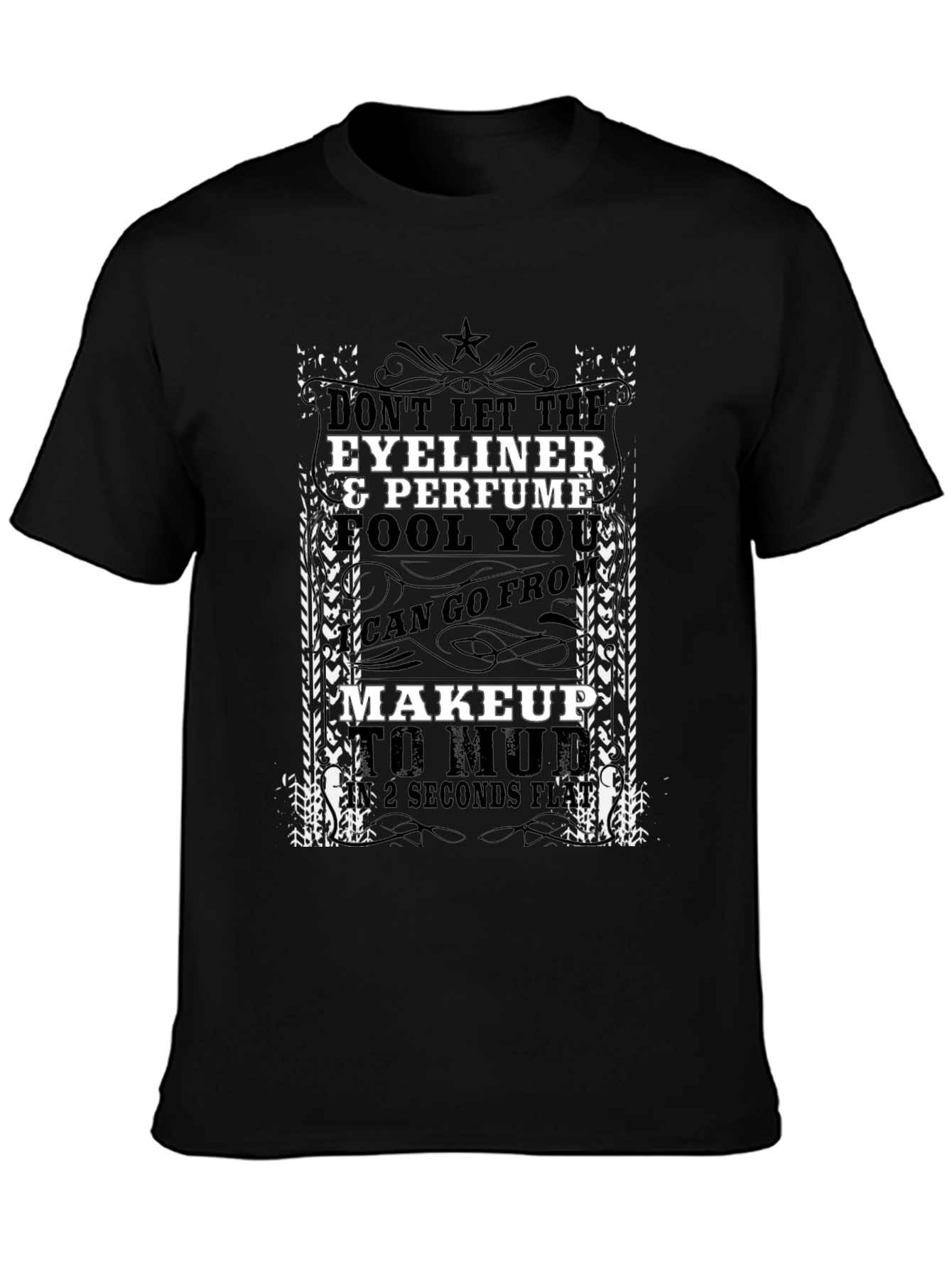 Eyeliner & Perfume Funny Graphic T-Shirt