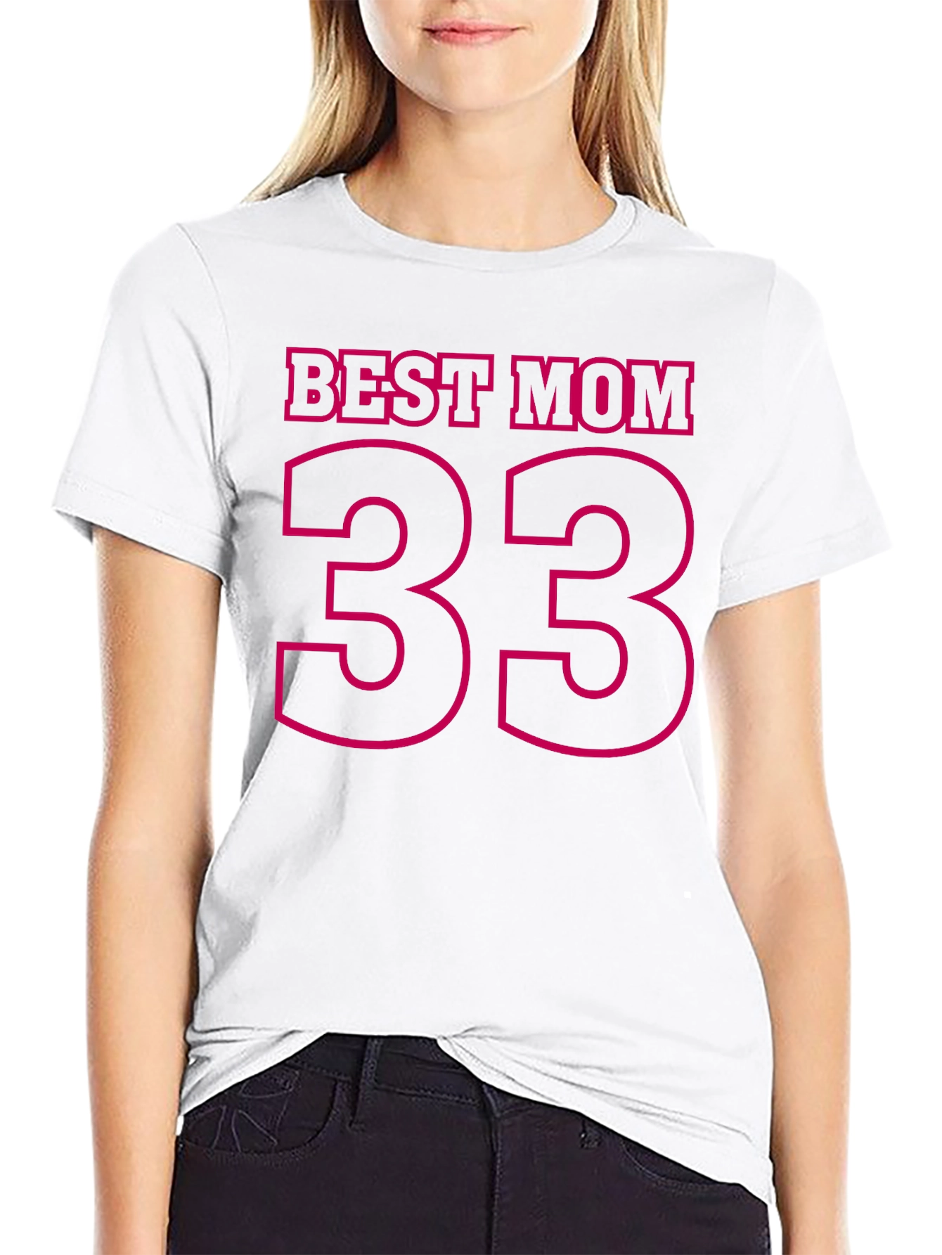 Best Mom 33 Black T-Shirt