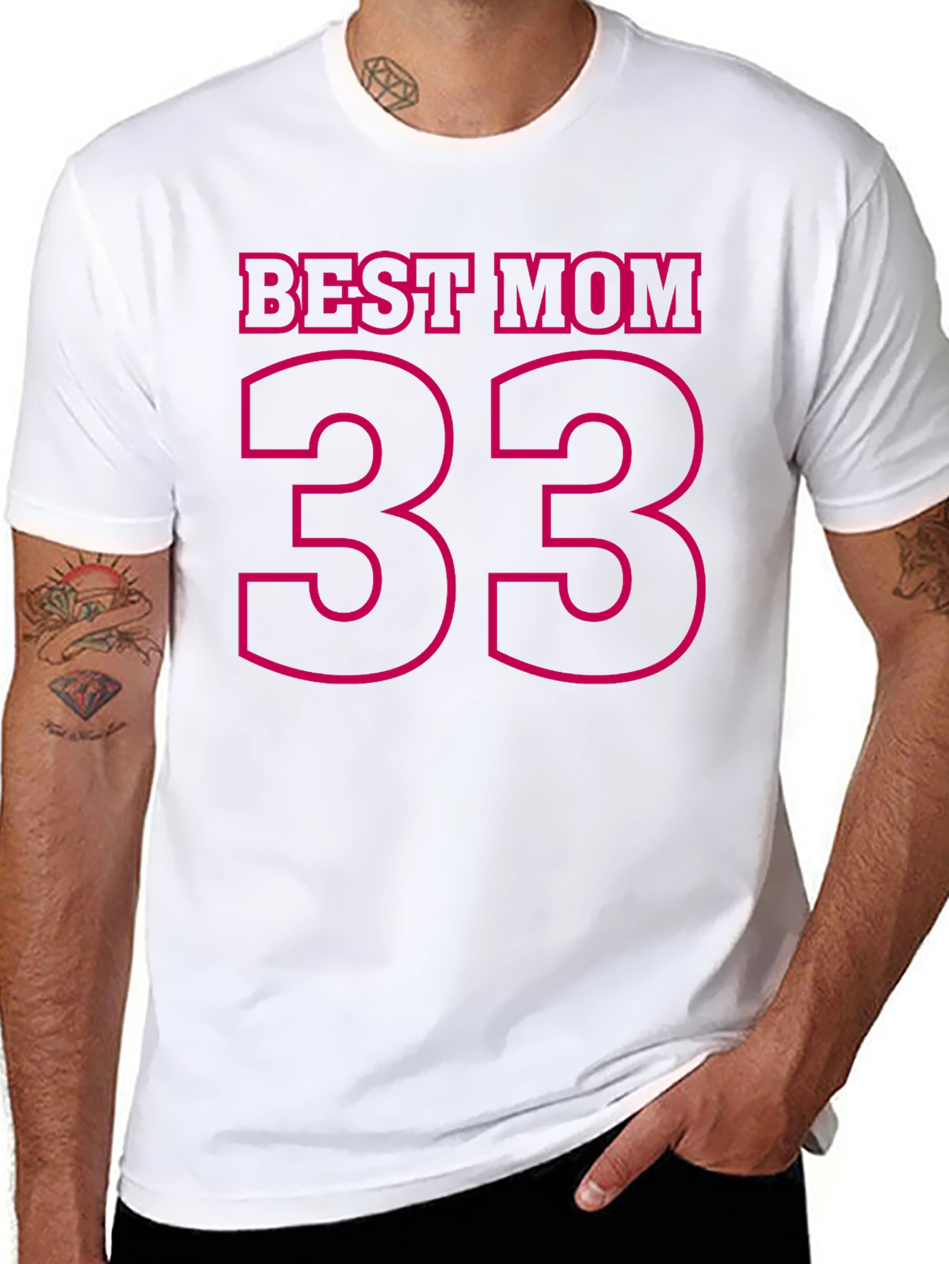 Best Mom 33 Black T-Shirt