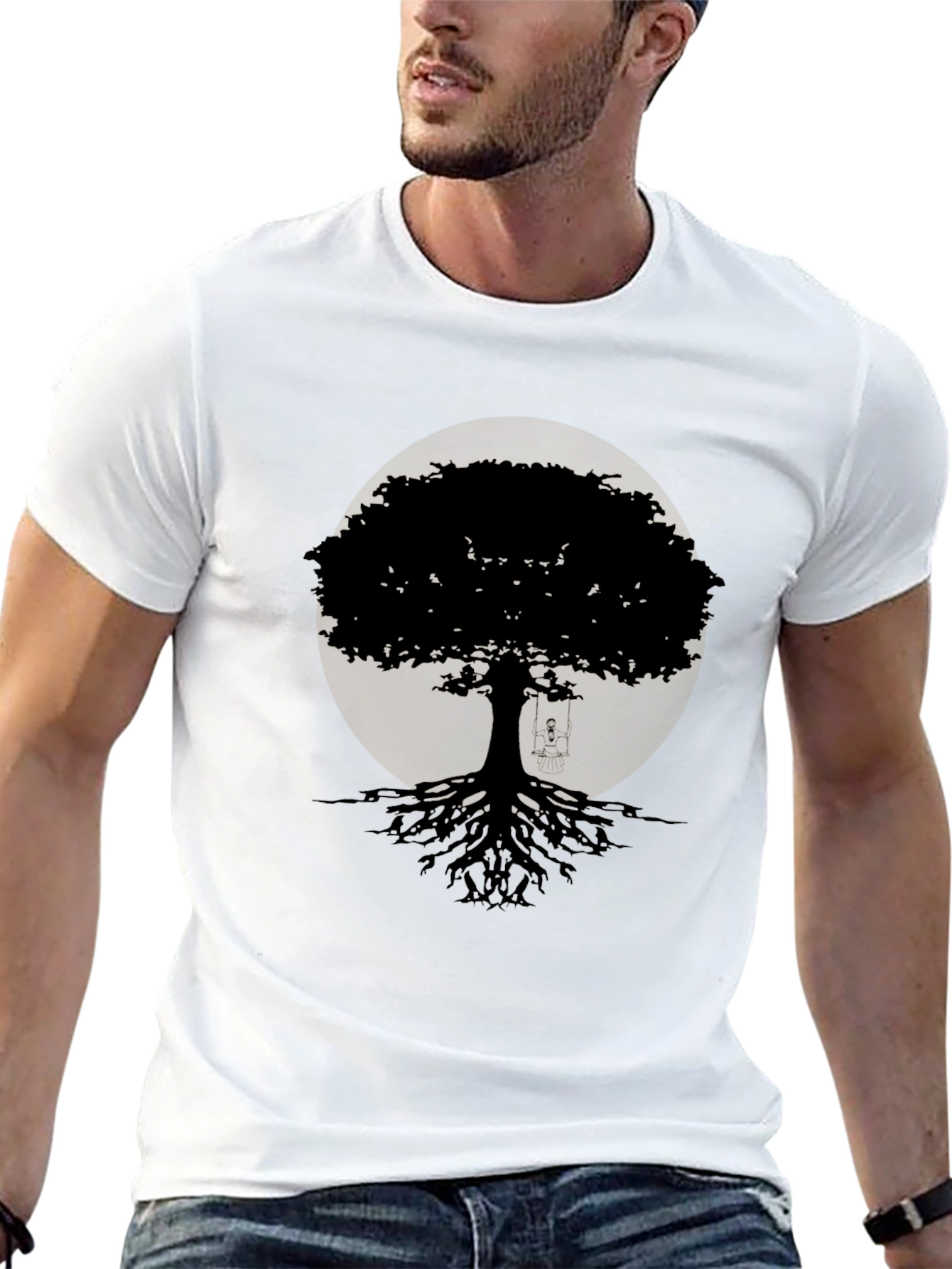 Silhouette Tree Black T-Shirt
