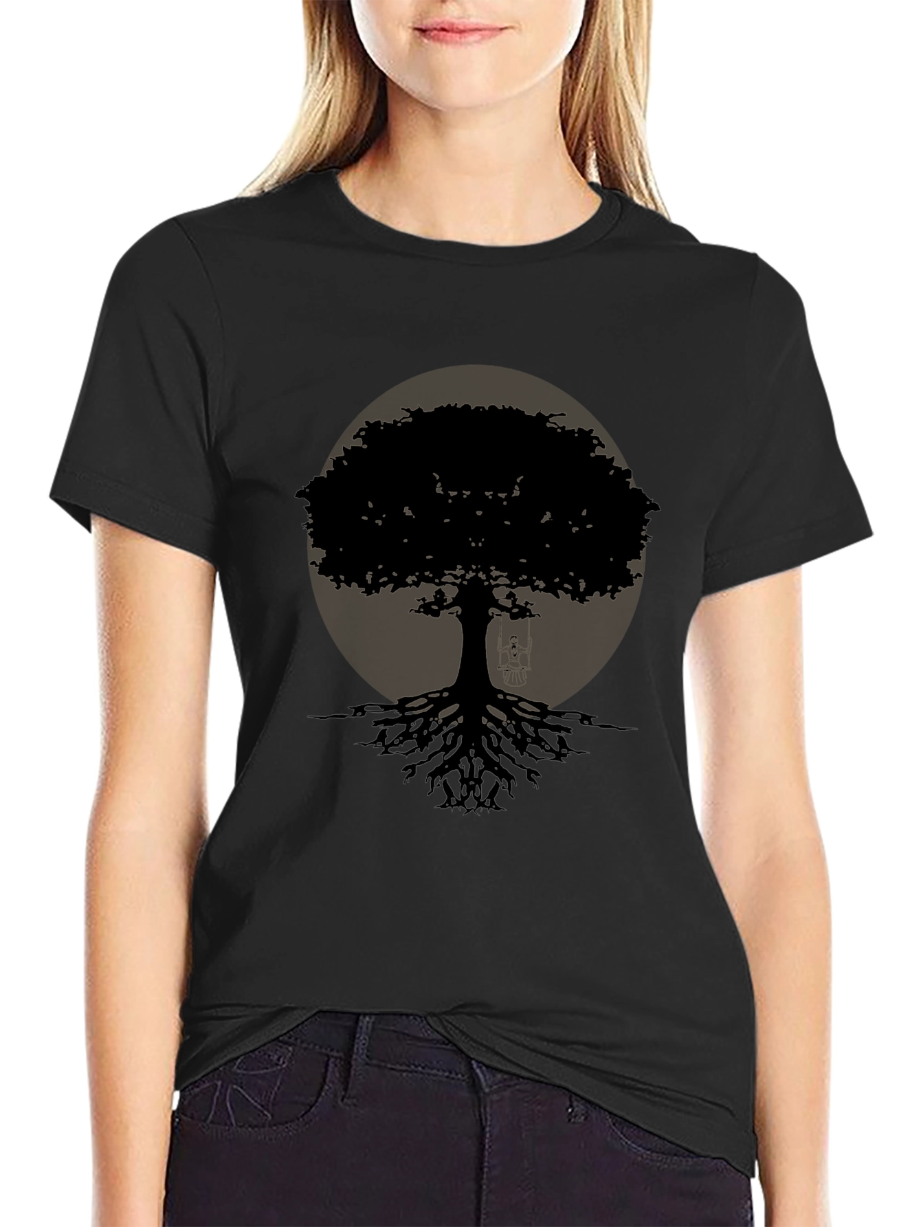 Silhouette Tree Black T-Shirt