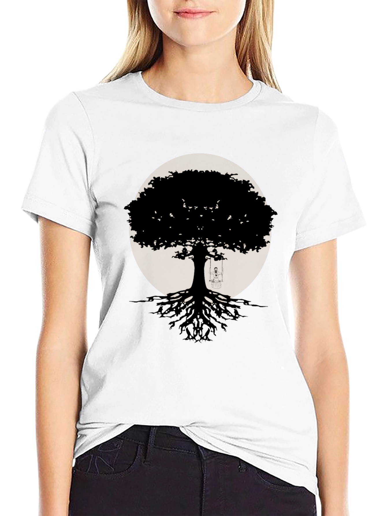 Silhouette Tree Black T-Shirt