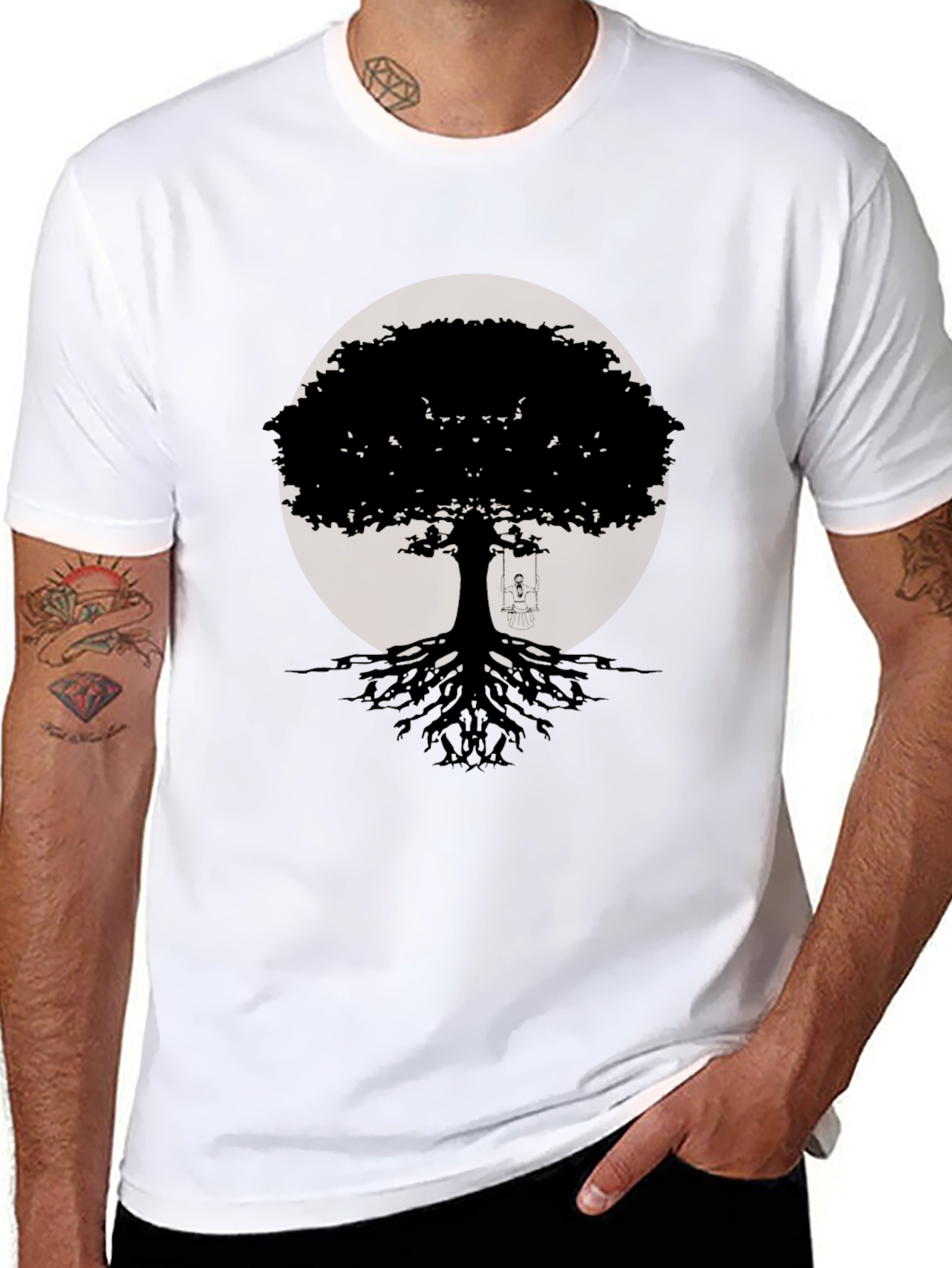 Silhouette Tree Black T-Shirt