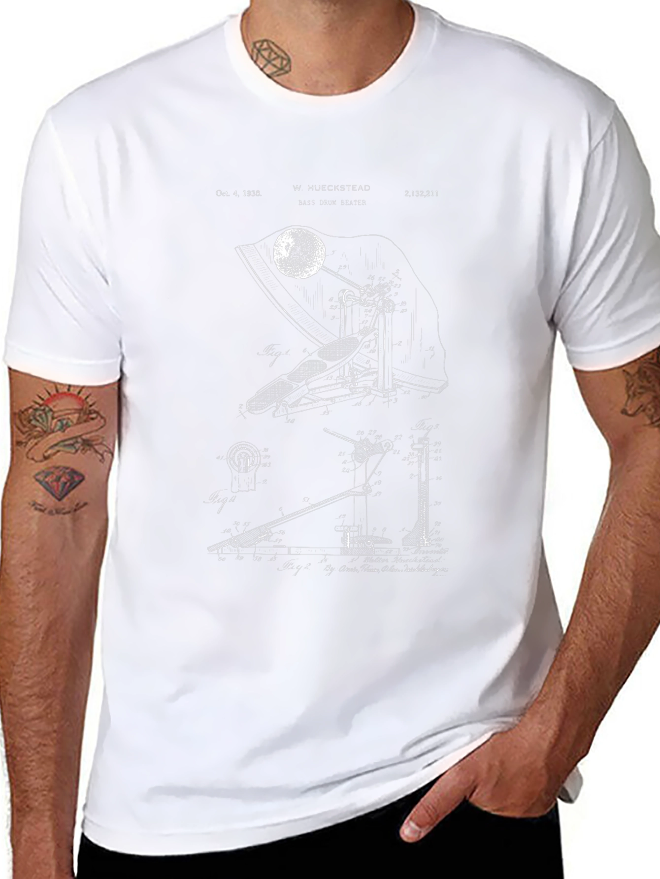 Vintage Blueprint T-Shirt