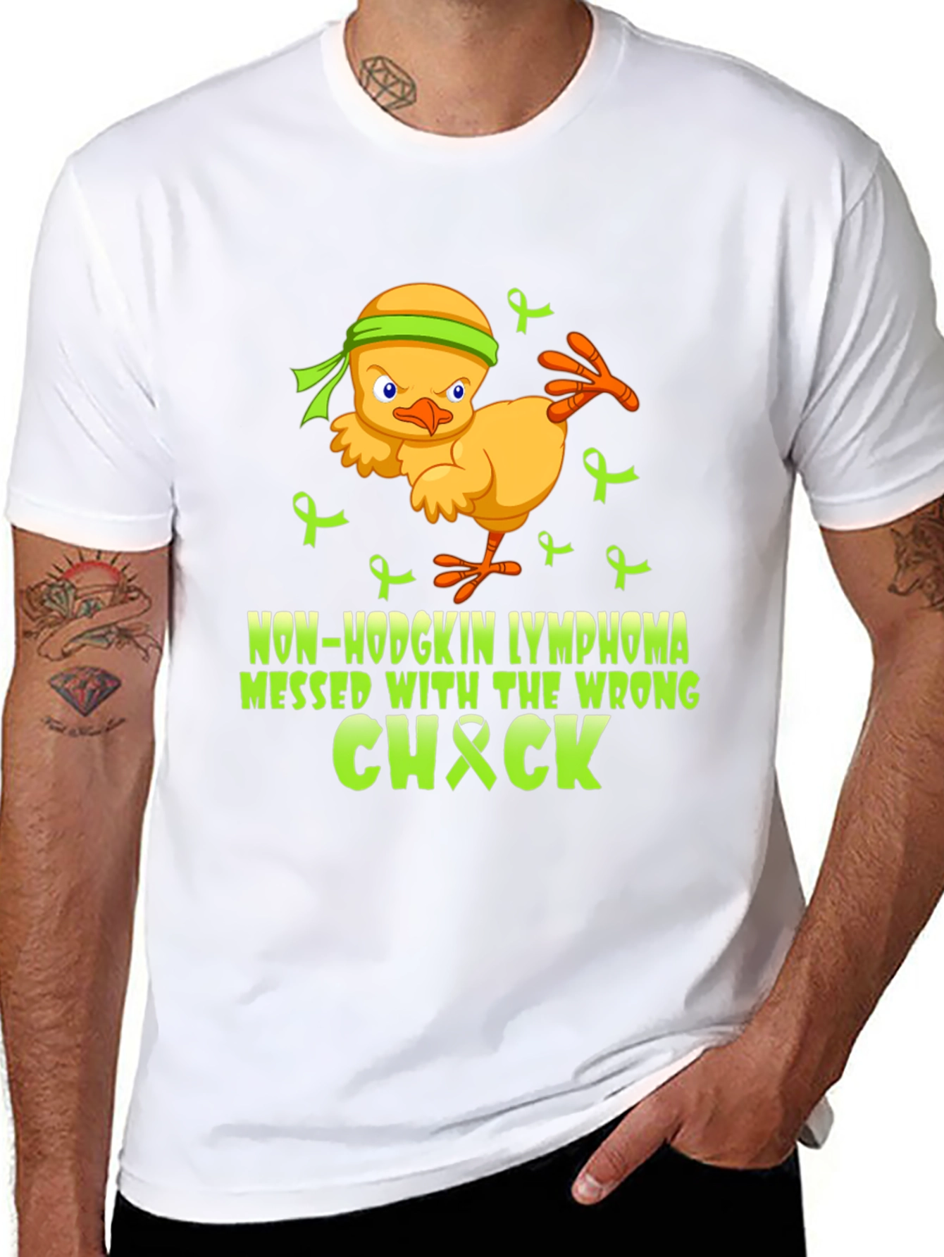 Lymphoma Awareness Chick T-Shirt