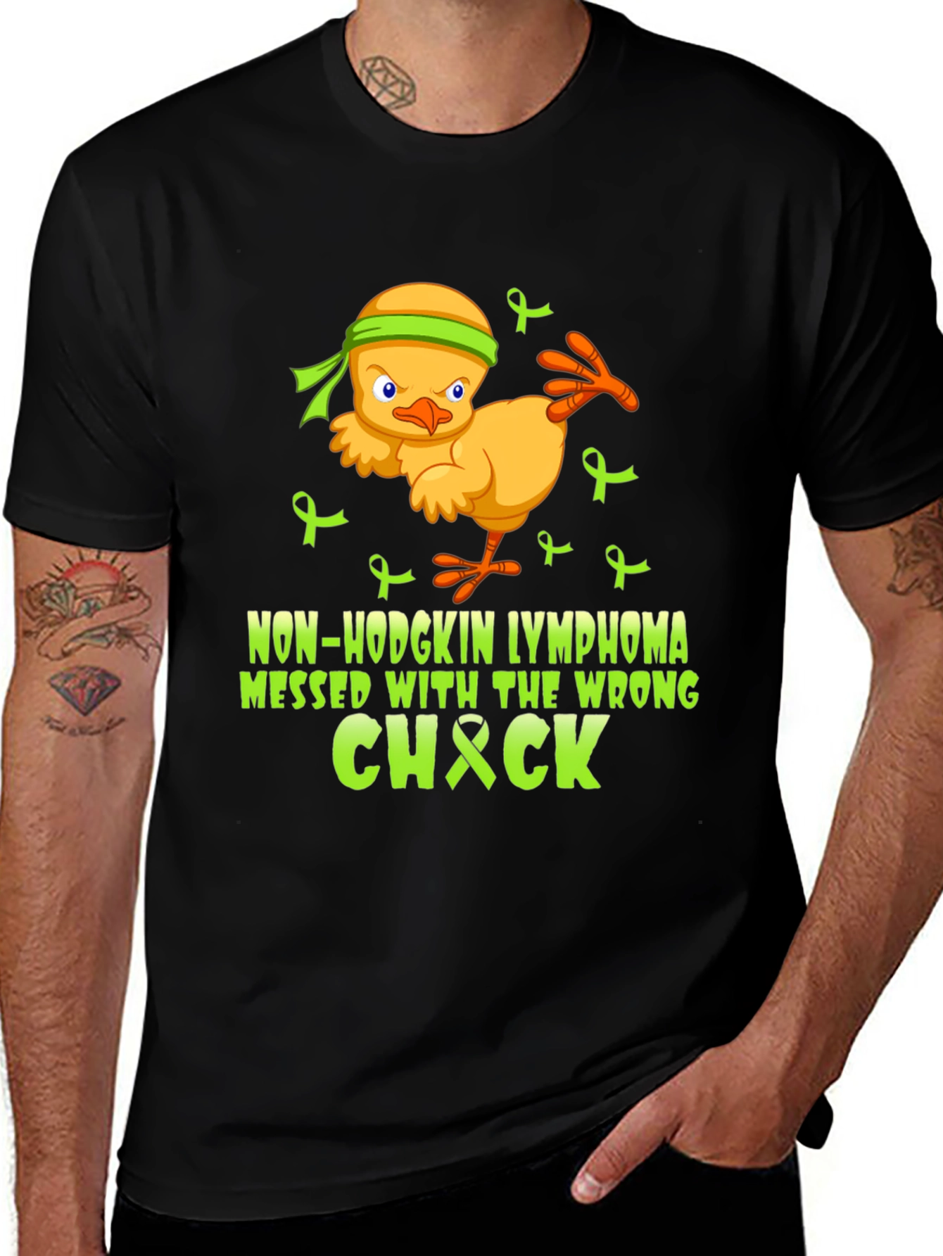 Lymphoma Awareness Chick T-Shirt