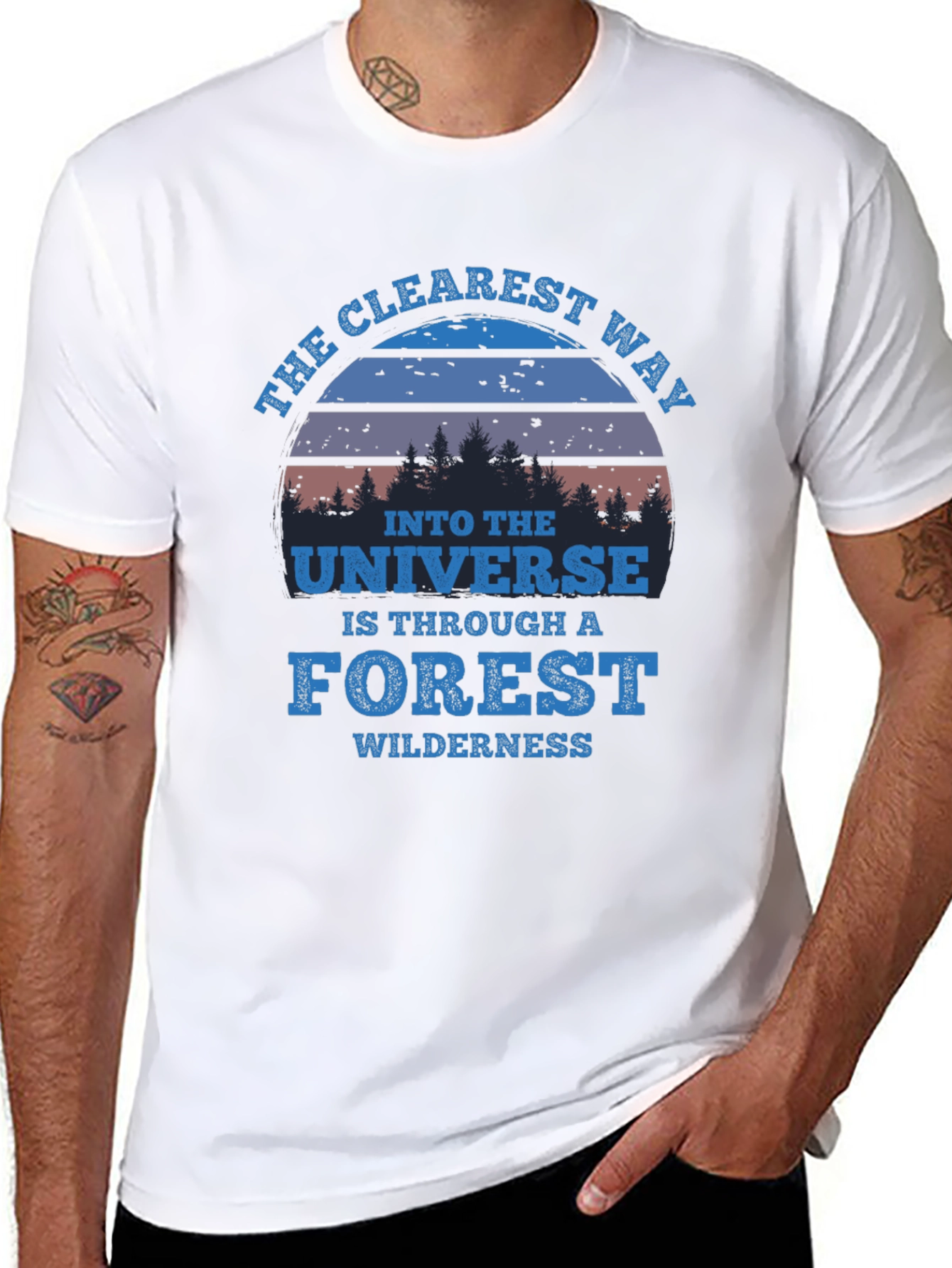 Forest Universe T-Shirt - Wilderness Adventure Tee