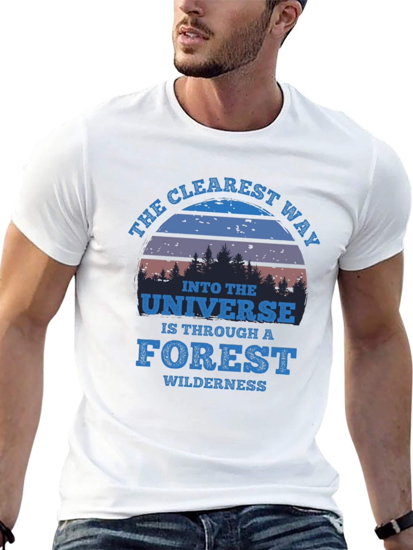 Forest Universe T-Shirt - Wilderness Adventure Tee