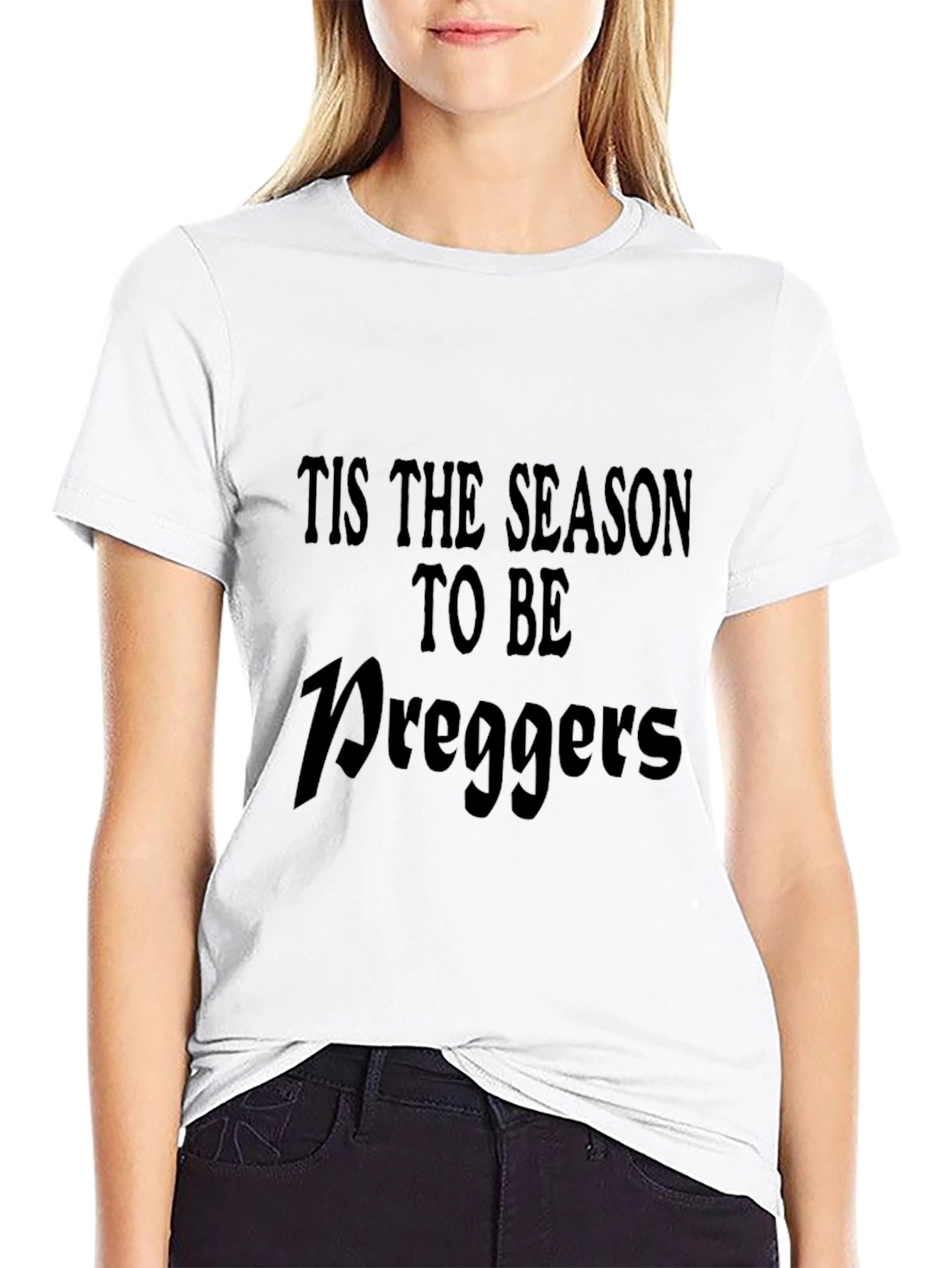 Tis The Season To Be Preggers T-Shirt